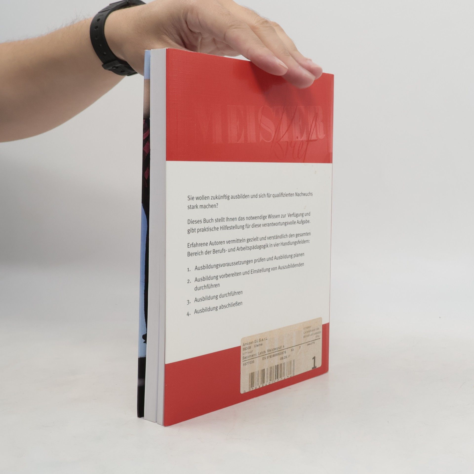 Sackmann Das Lehrbuch für die Meisterprüfung - 4: Berufs- und Arbeitspädagogik, Ausbildung der Ausbilder mit CD-ROM - 40. Auflage
