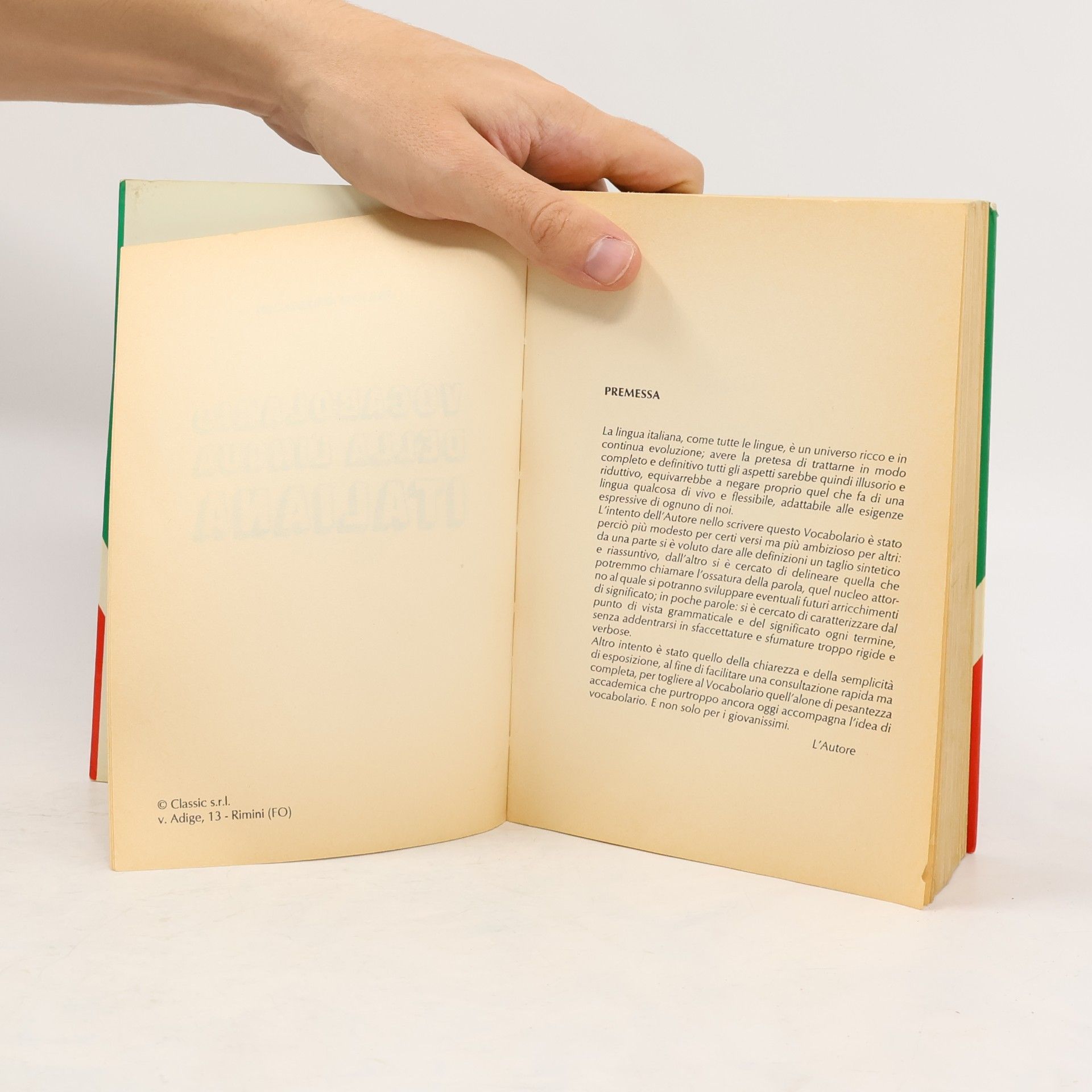 M. Cangioni Vocabolario Della Lingua Italiana