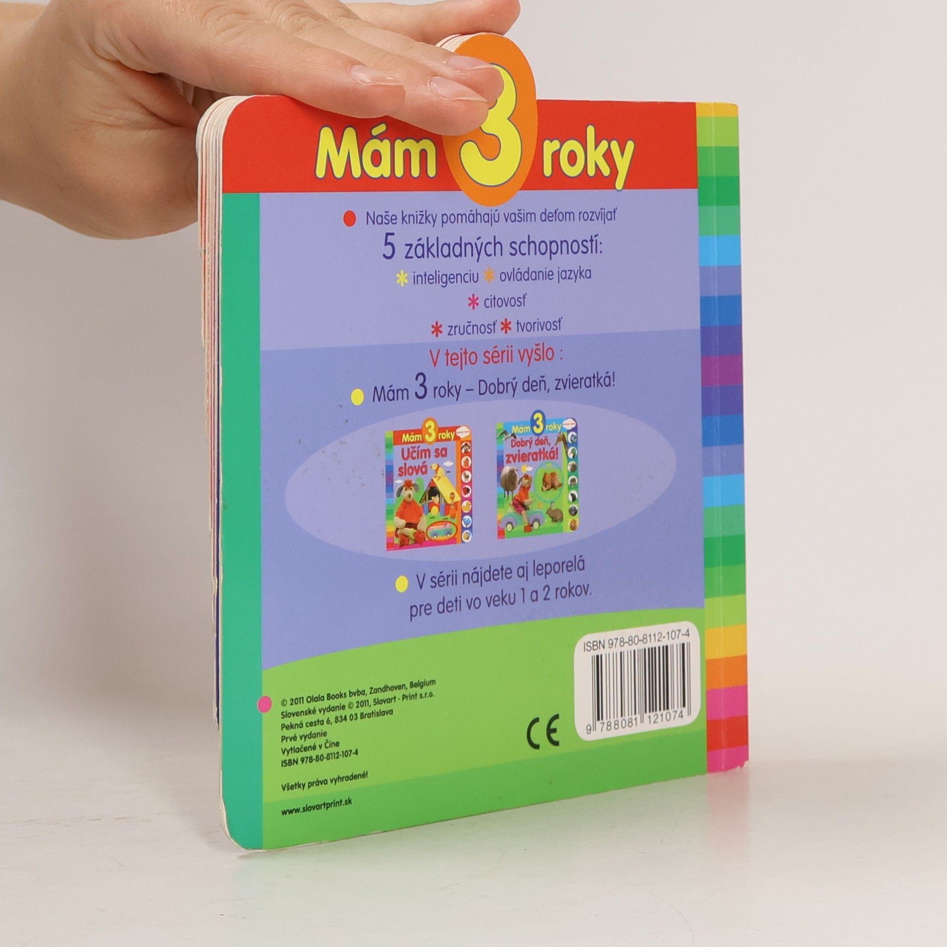 Slovart - Print s.r.o Mám 3 roky Učím sa slová