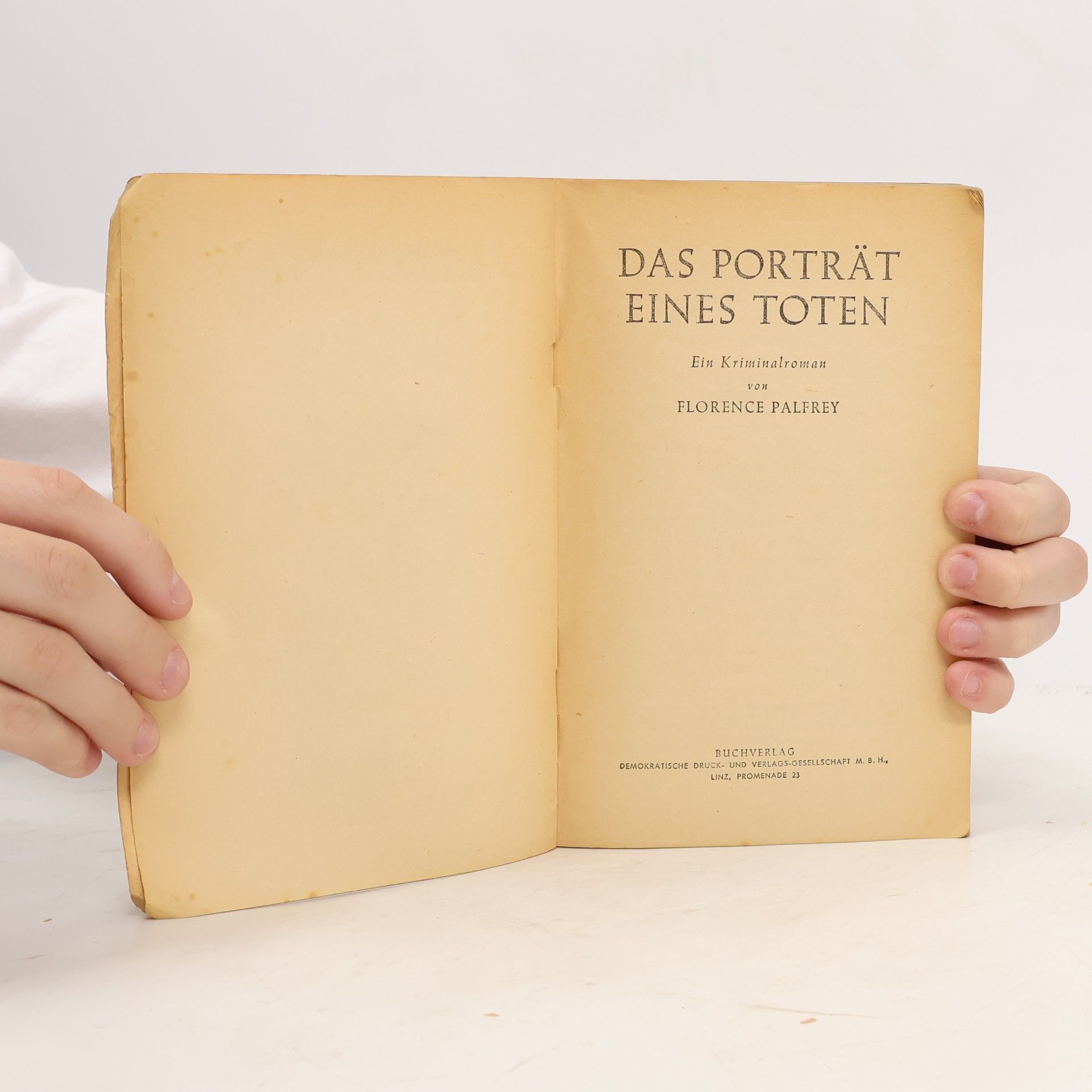 Florence Palfrey Das Porträt eines Toten