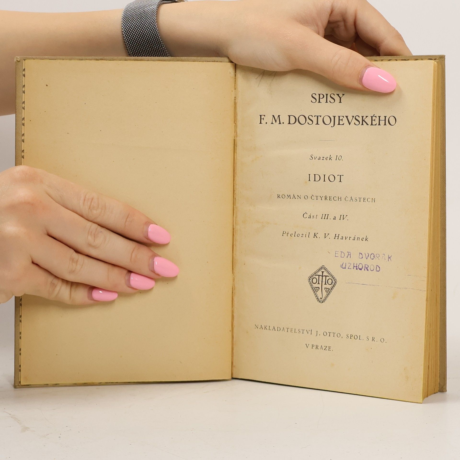 Fjodor Michailowitsch Dostojewski Idiot III. - IV.