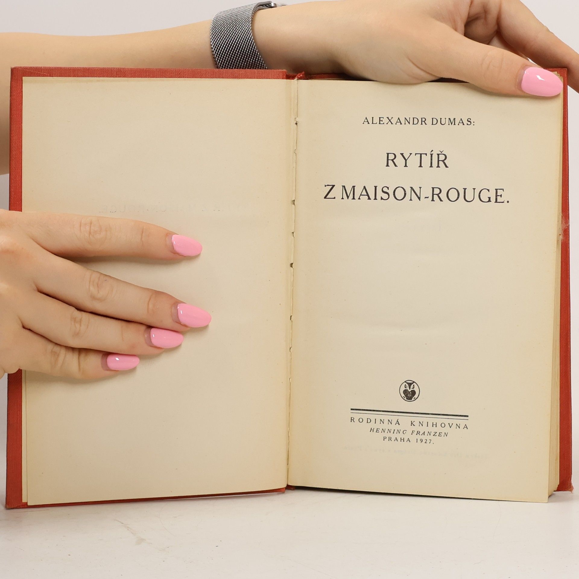 Alexandre Dumas der Ältere Rytíř z Maison-Rouge