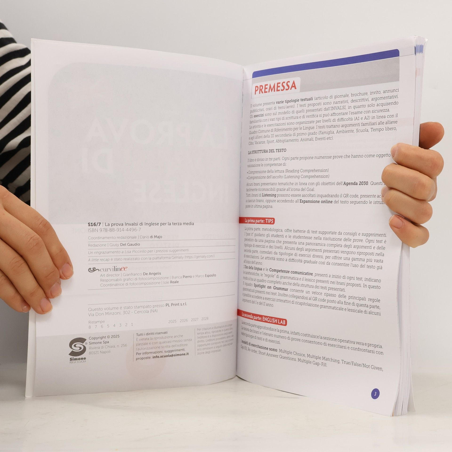 Elvira Giordano La prova INVALSI di inglese per la 3ª classe della Scuola media