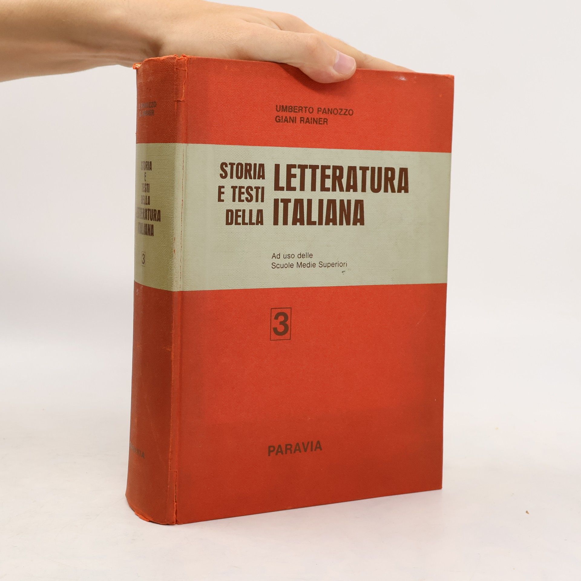 Giani Rainer Storia e testi della letteratura italiana