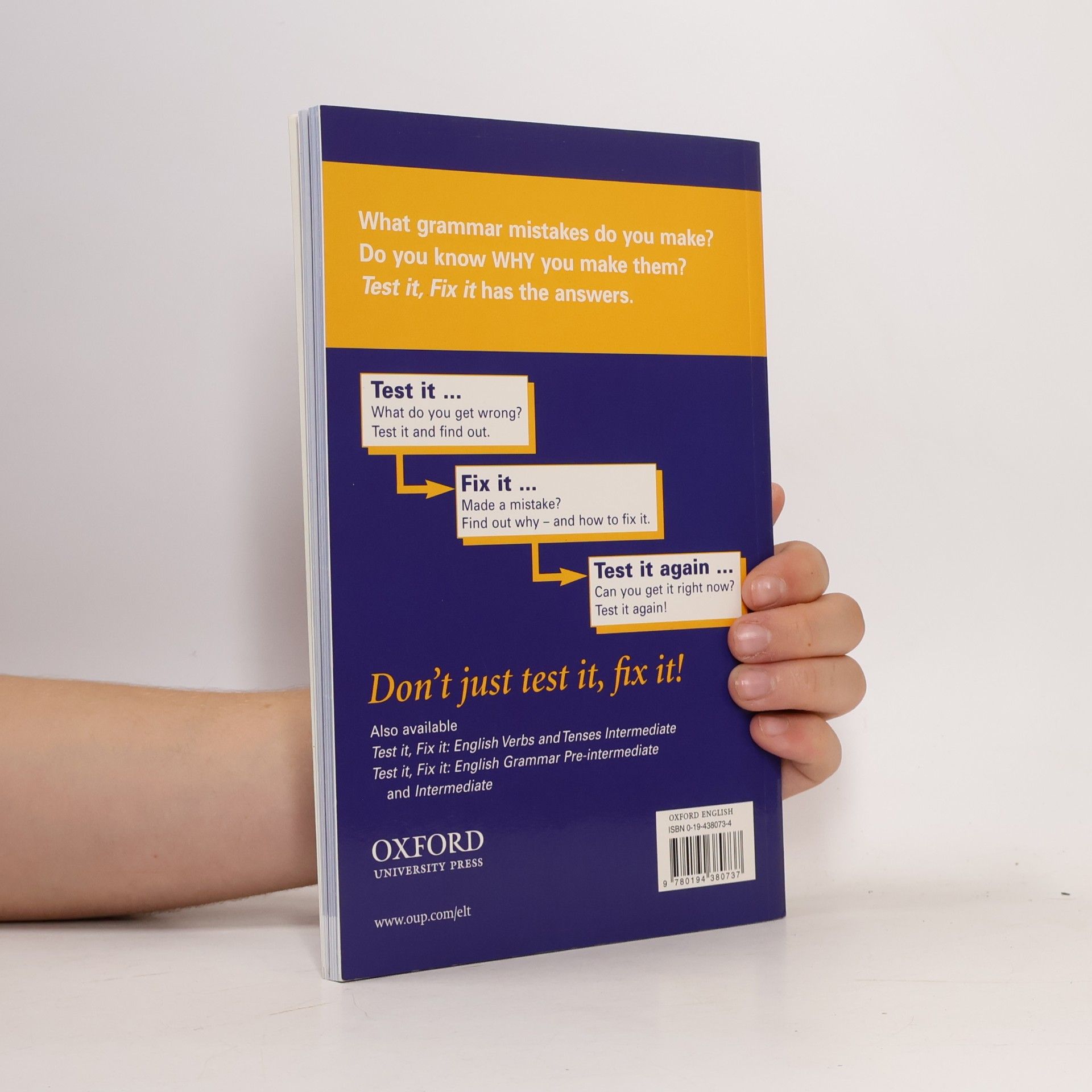 Kenna Bourke Test it fix it : pre-intermediate : english verbs and tenses