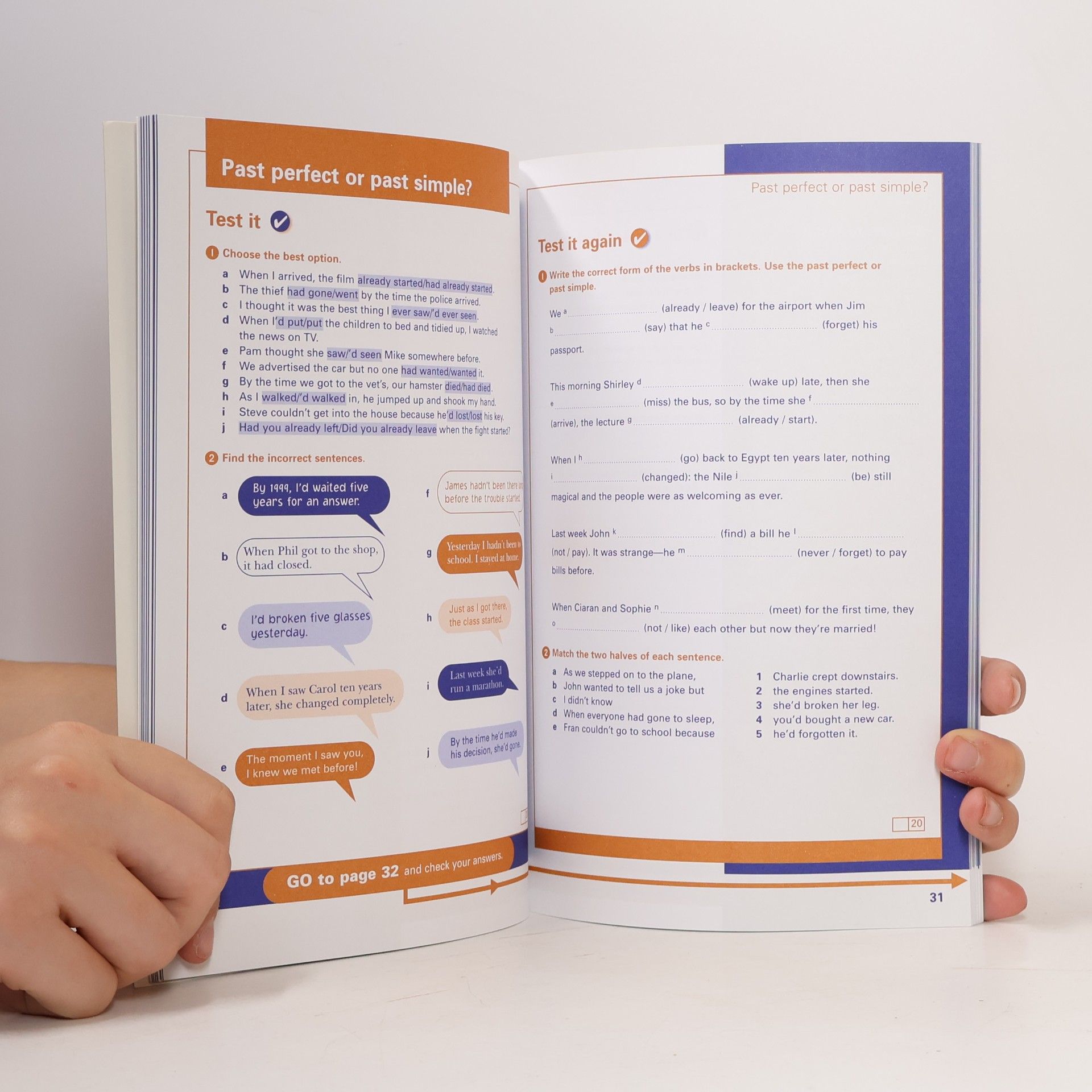Kenna Bourke Test it fix it : pre-intermediate : english verbs and tenses