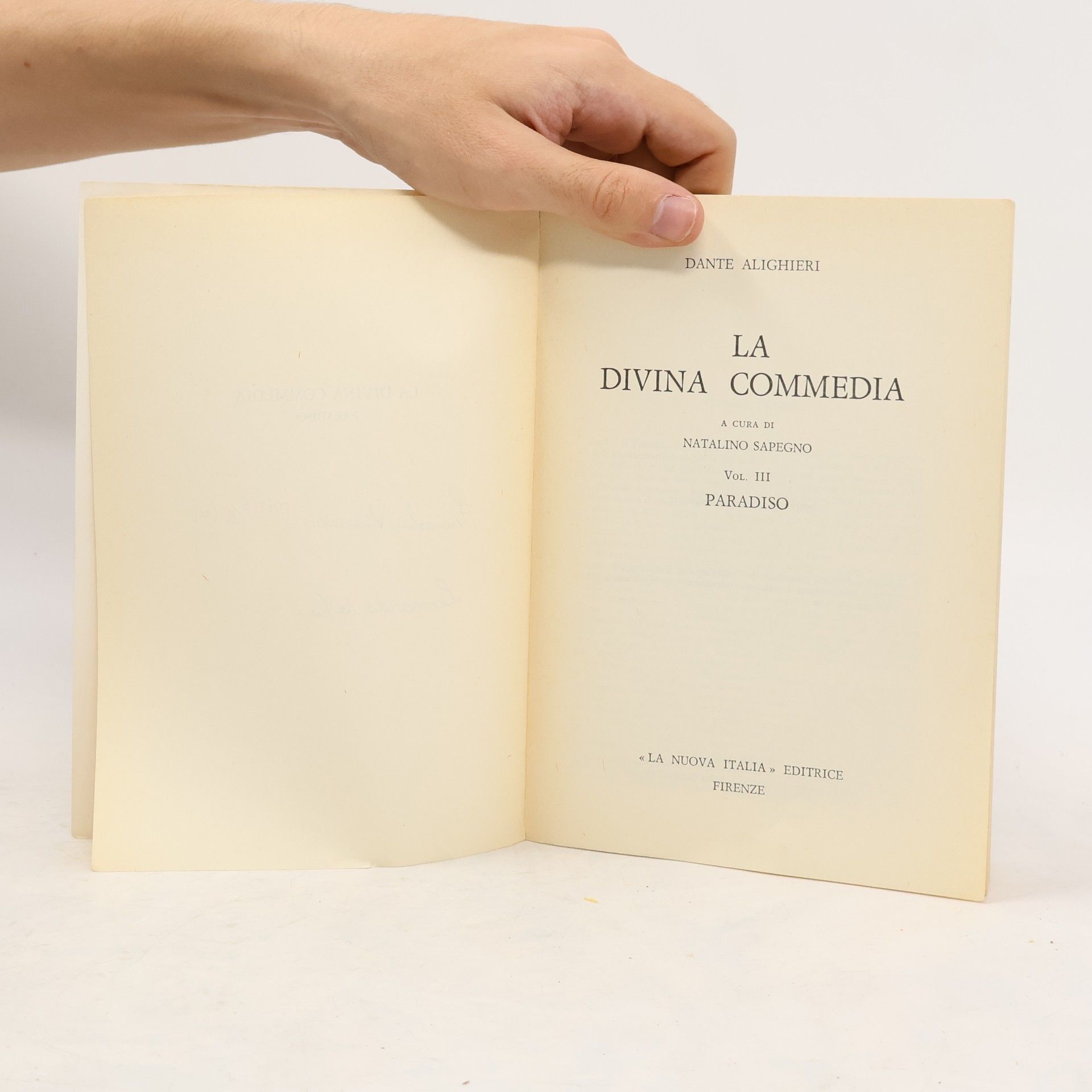 Dante Alighieri La divina commedia III.