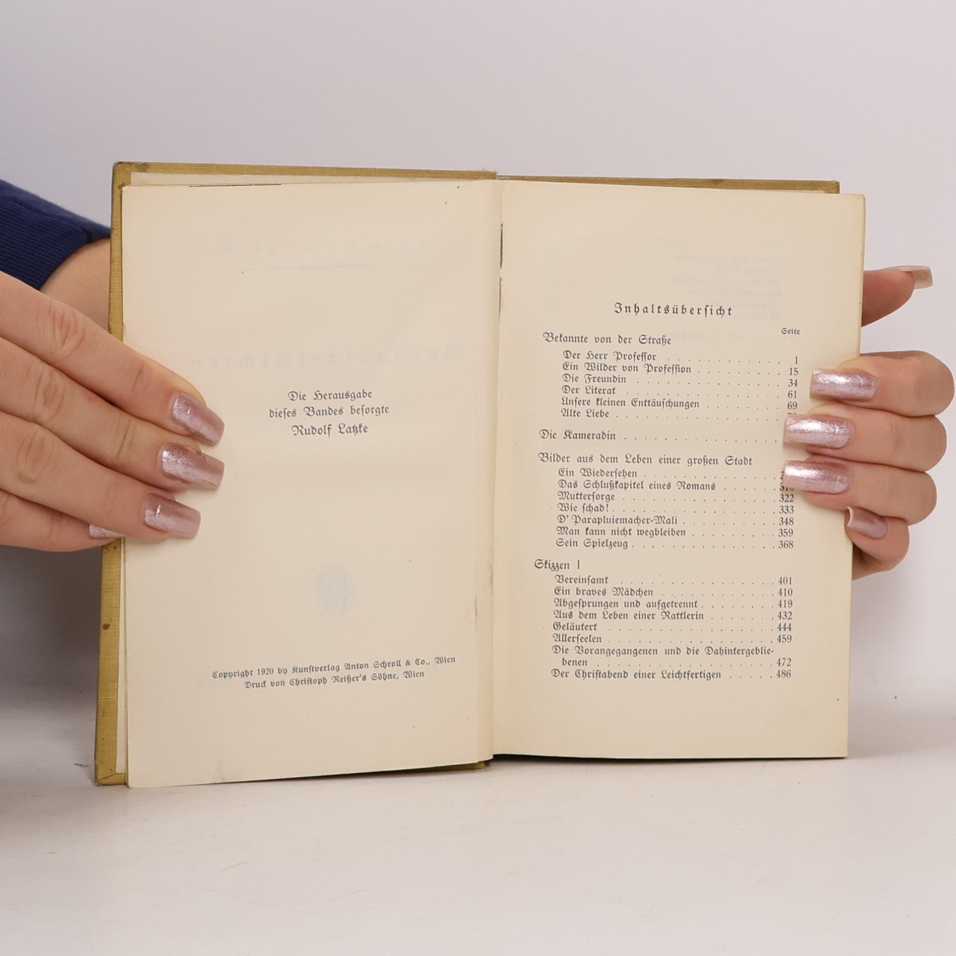 Ludwig Anzengruber Vorstadtgeschichten