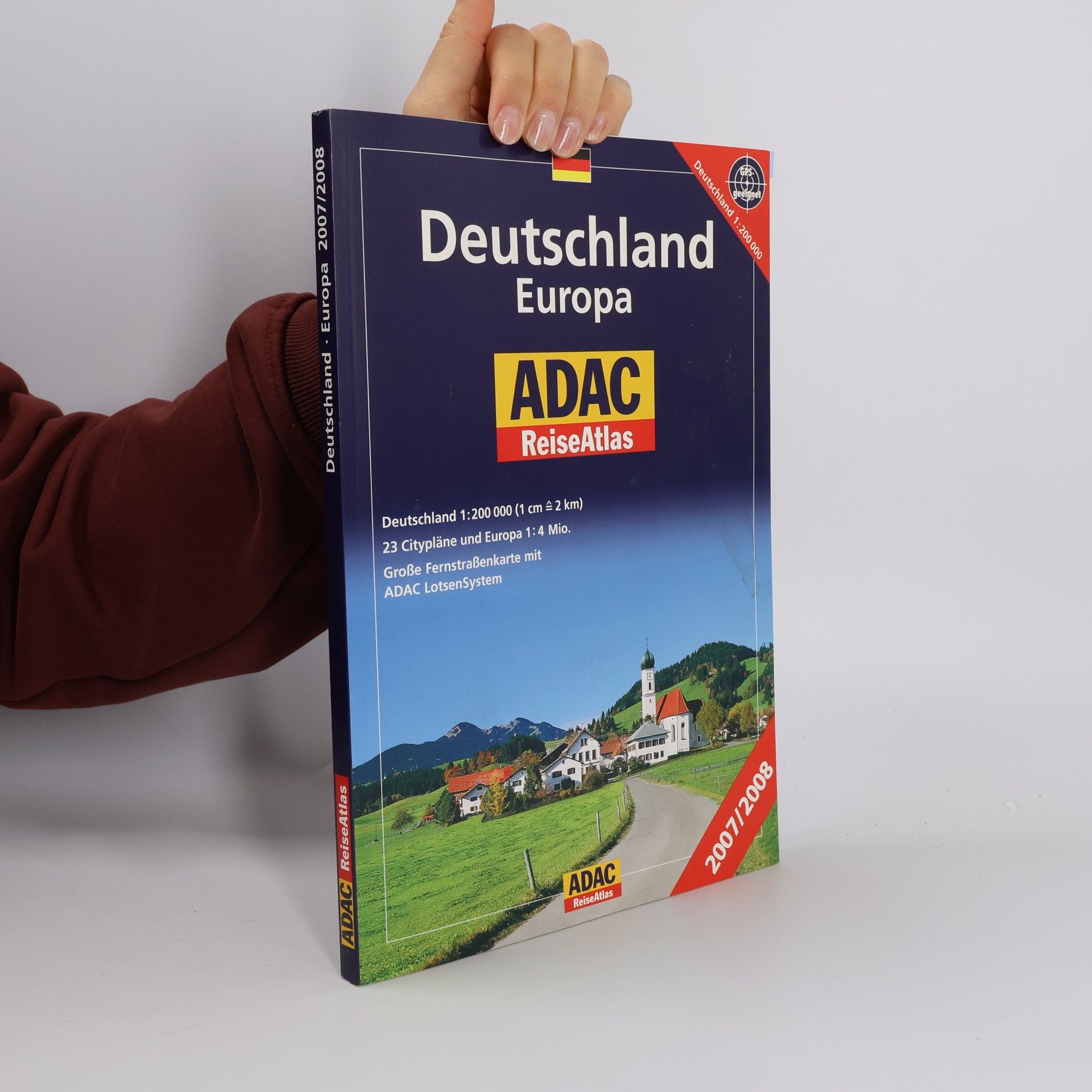 Kolektiv autorů ADAC ReiseAtlas. Deutschland, Europa 2007/2008