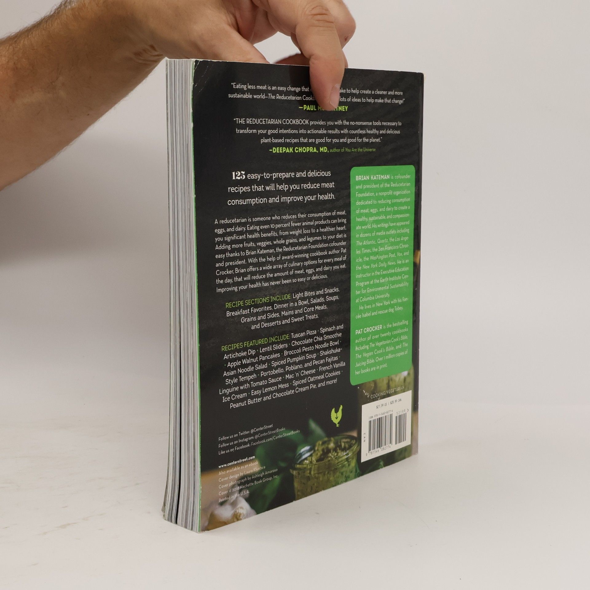 Brian Kateman The Reducetarian Cookbook