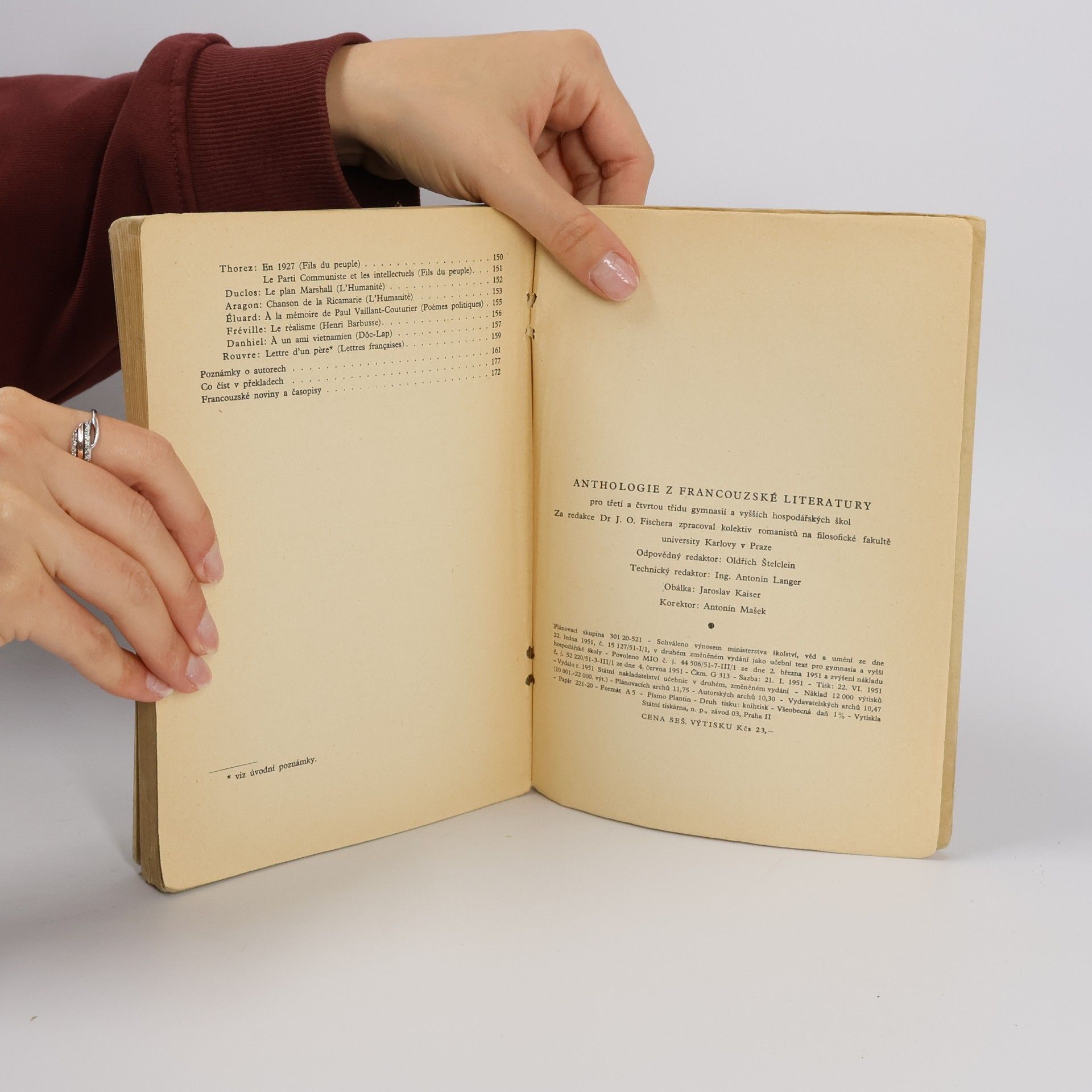 Jaroslav Kaiser Anthologie z francouzské literatury