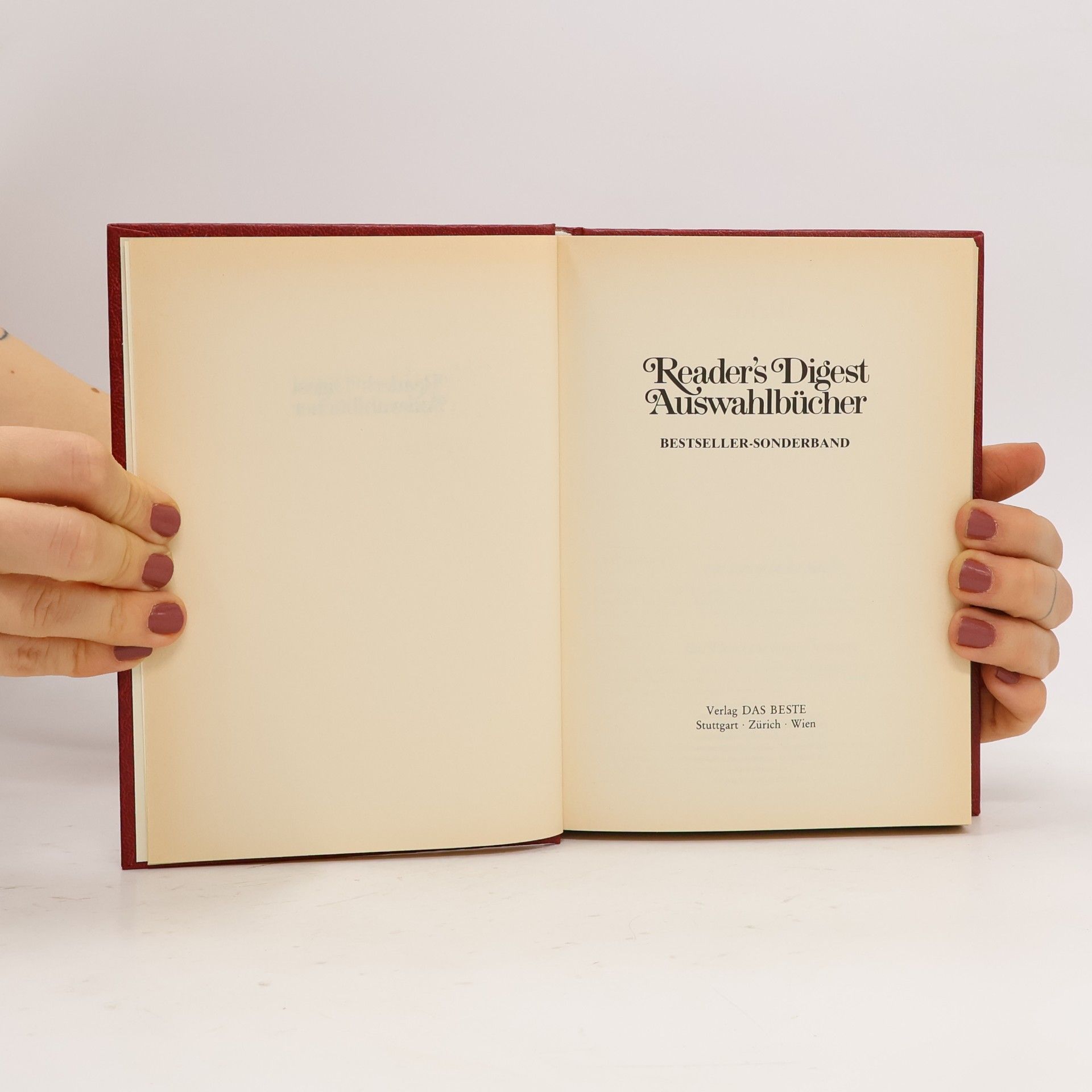 Mary Higgins Clark Reader's Digest Auswahlbücher. Bestseller-Sonderband