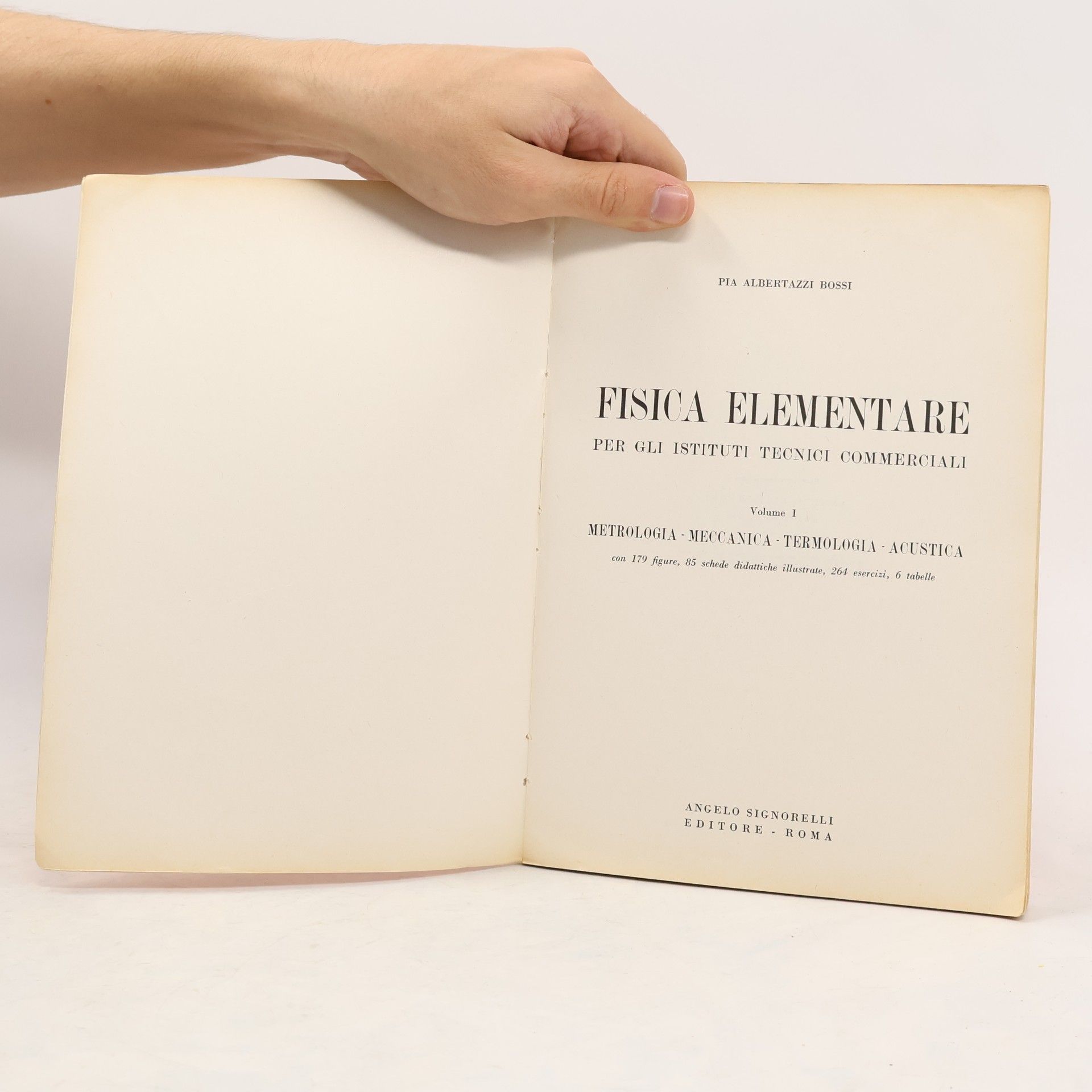 Pia Albertazzi Bossi Fisica elementare