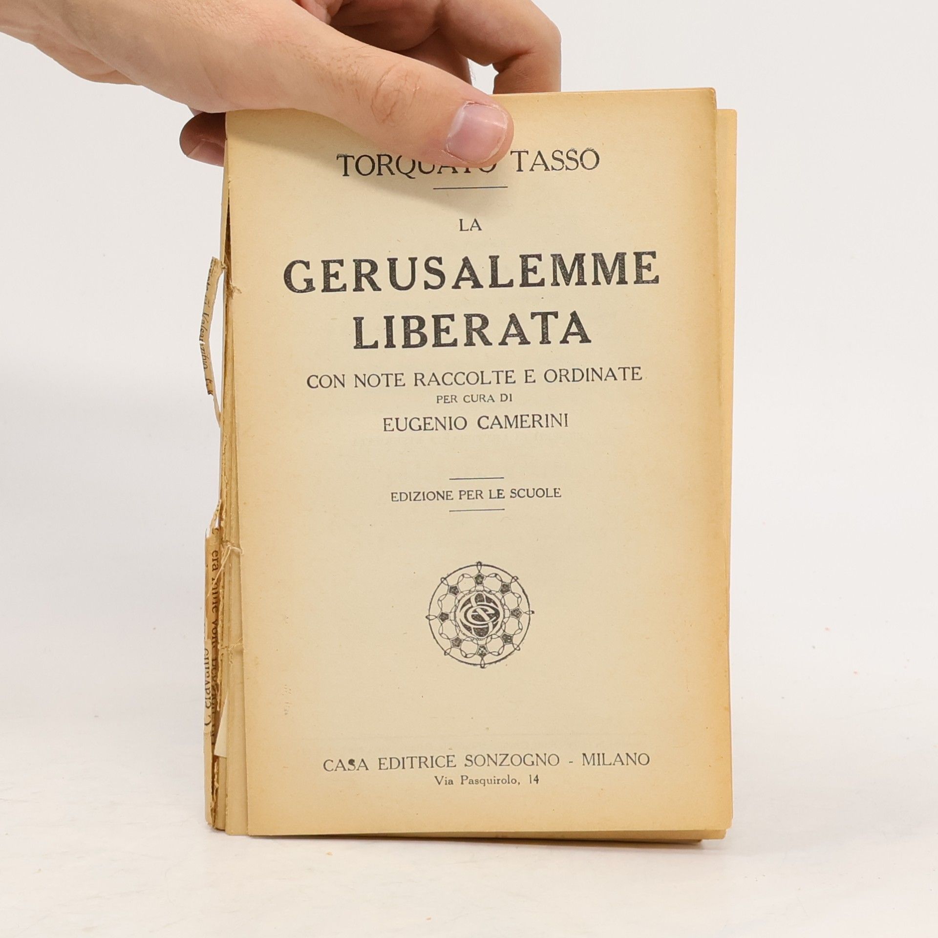 Torquato Tasso La Gerusalemme liberata