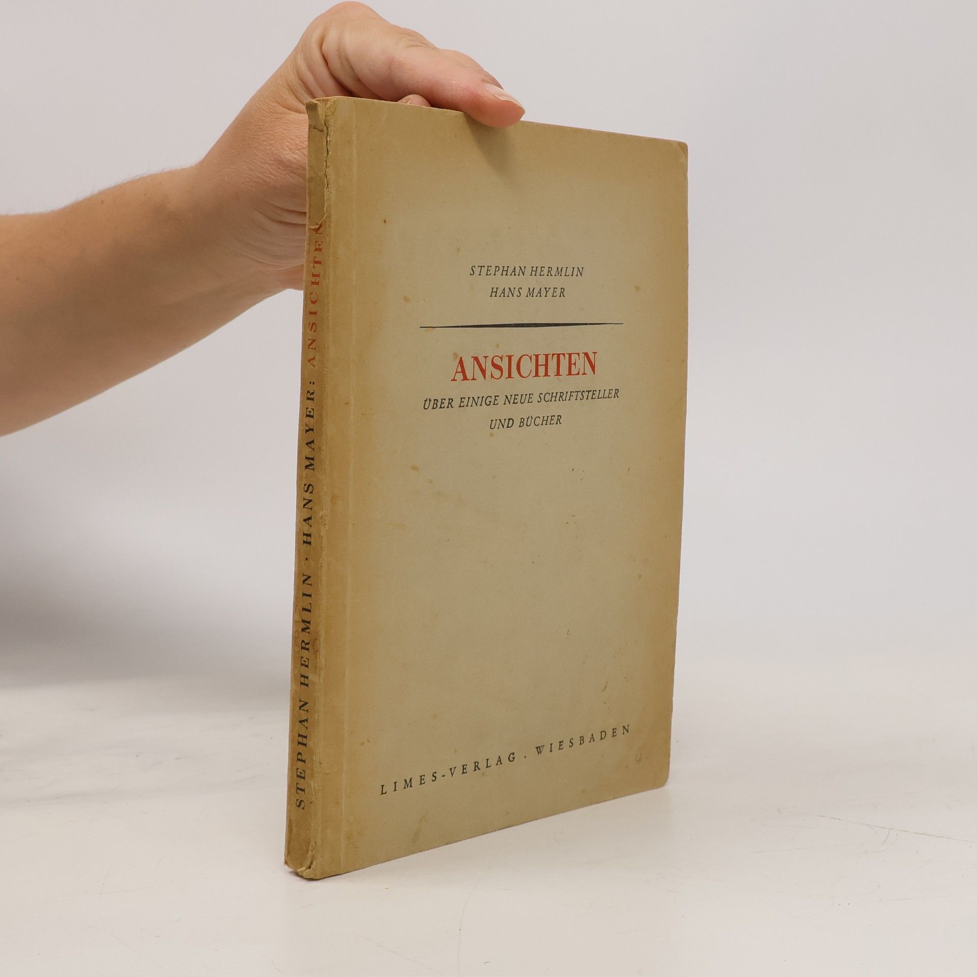 Ansichten über einige neue Schriftsteller und Bücher