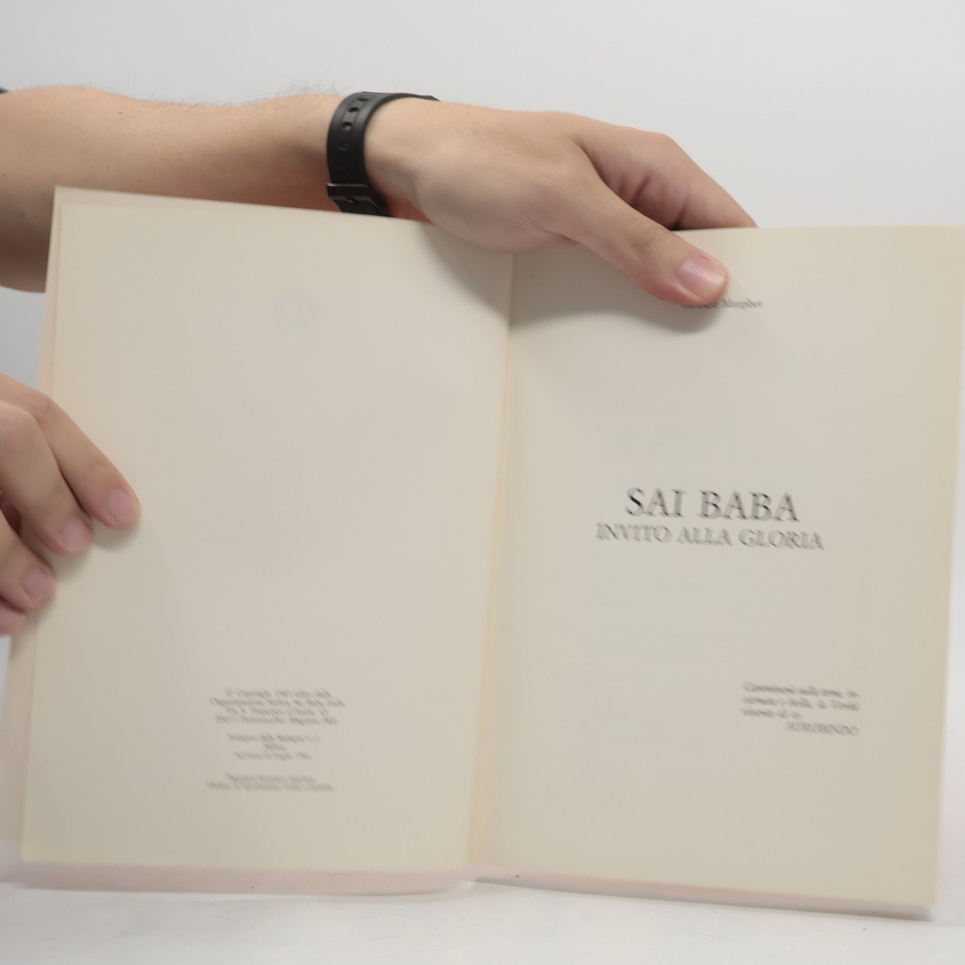Howard Murphet Sai baba invito alla Gloria