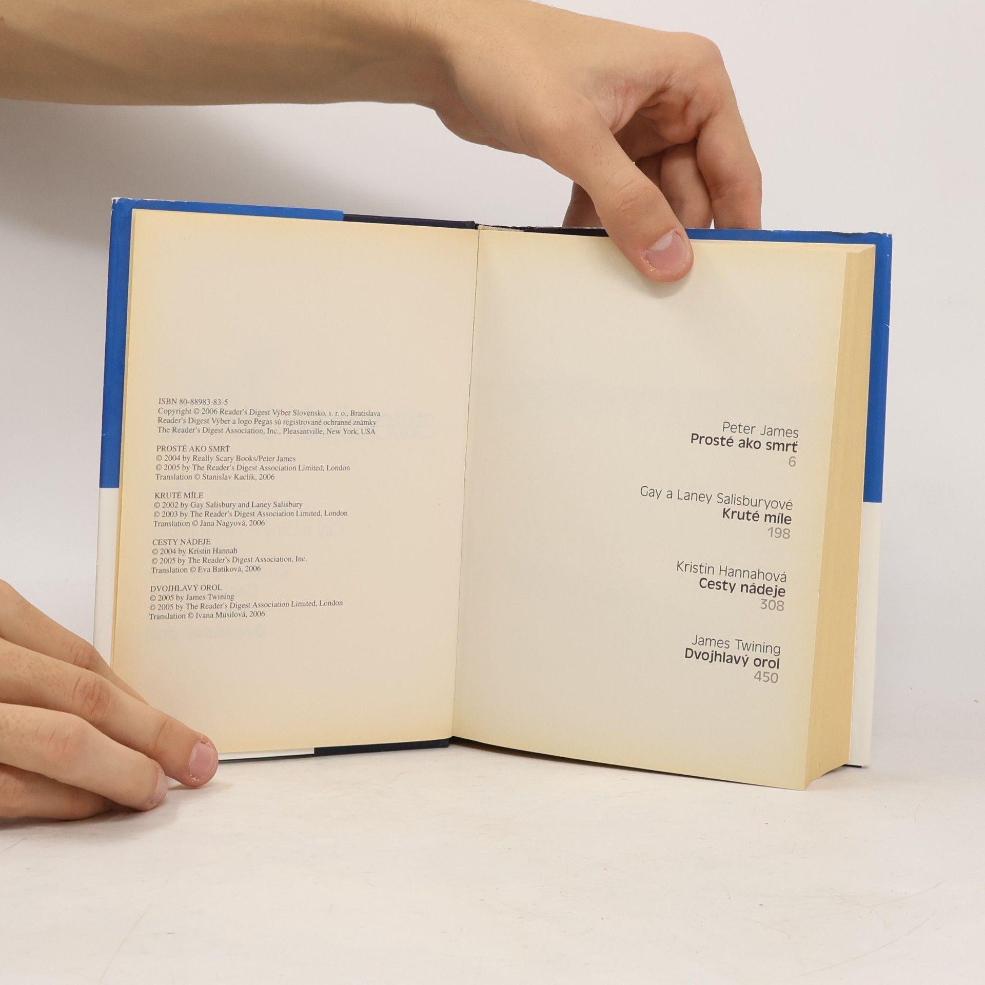 Various authors Najlepšie svetové čítanie: Kruté míle; Dvojhlavý orol; Cesty nádeje; Prosté ako smrť
