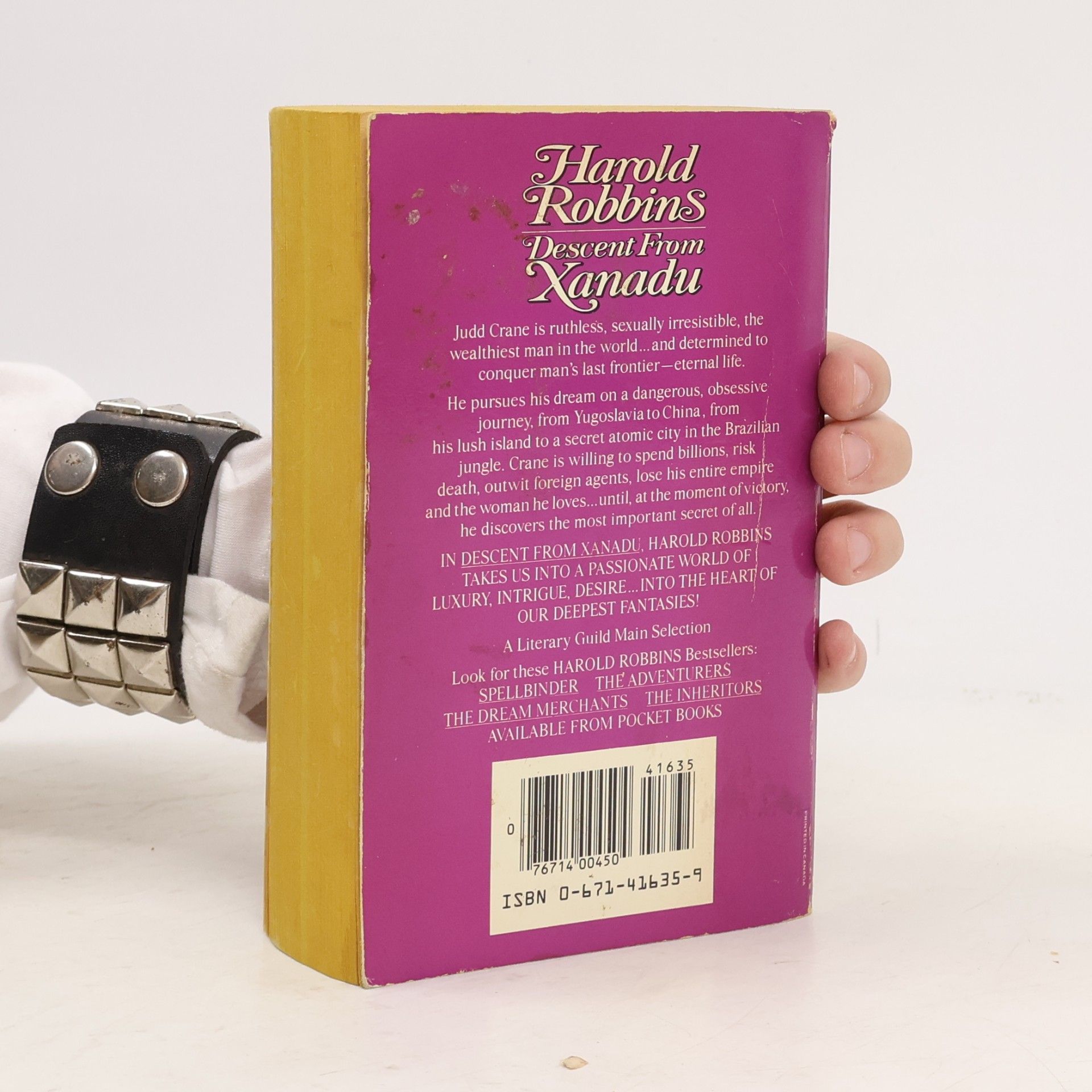 Harold Robbins Descent from Xanadu