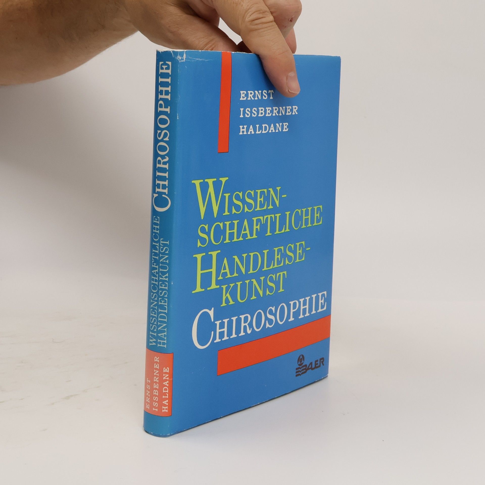Ernst Issberner-Haldane Chirosophie, wissenschaftliche Handlesekunst