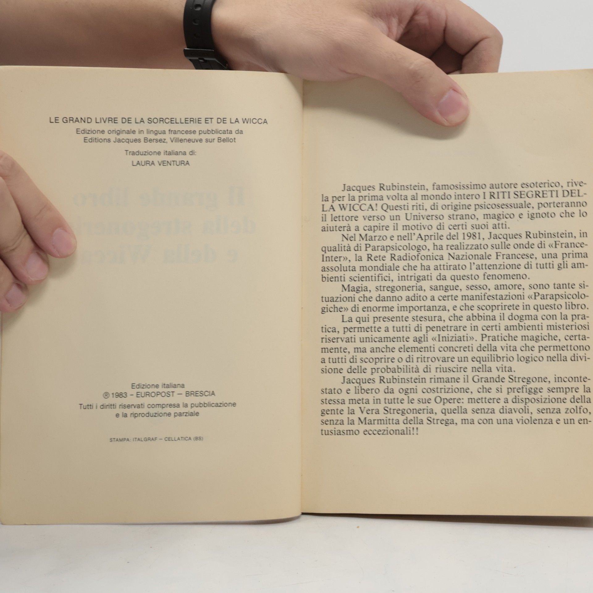 Jacques Rubinstein Il grande libro della stregoneria e della Wicca