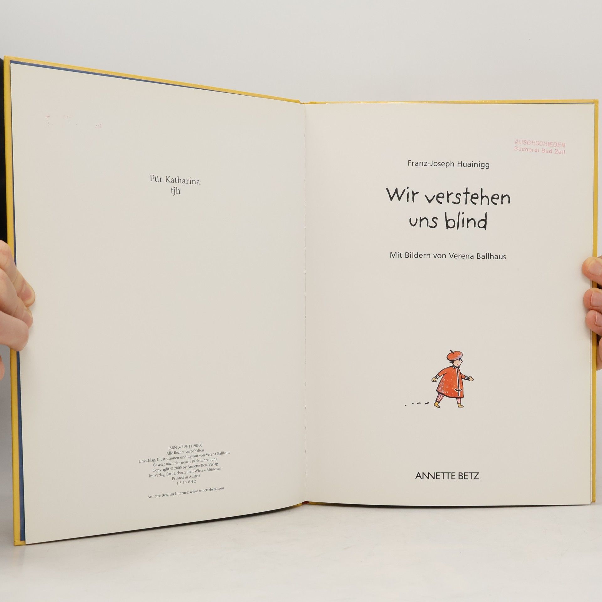 Franz-Joseph Huainigg Wir verstehen uns blind