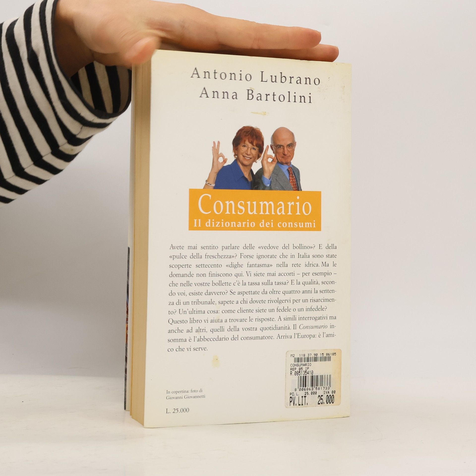 Antonio Lubrano Consumario. Il dizionario dei consumi