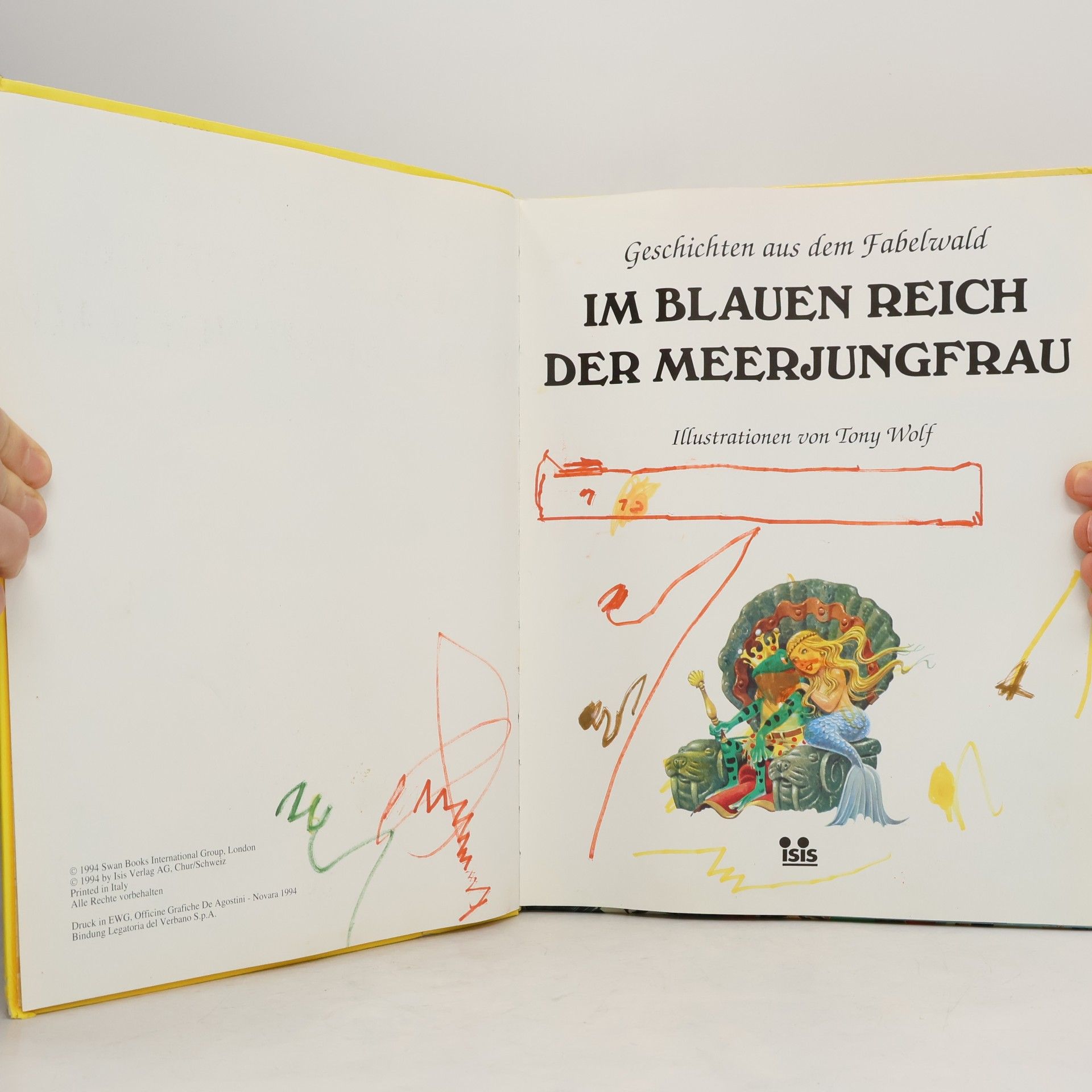 Tony Wolf Im Blauen Reich der Meerjungfrau