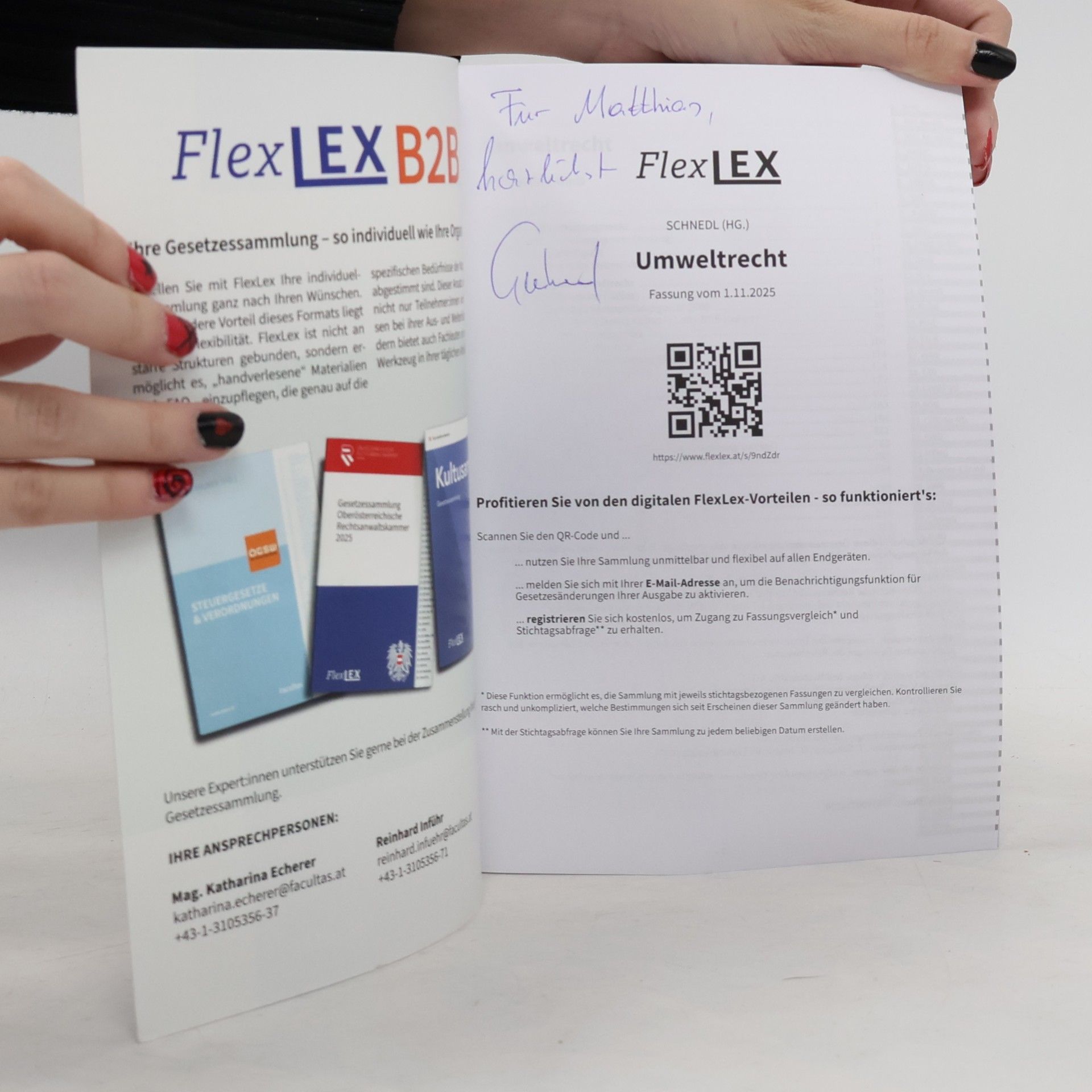 Schnedl FlexLex Umweltrecht: Fassung vom 1.11.2025 - 4. Auflage