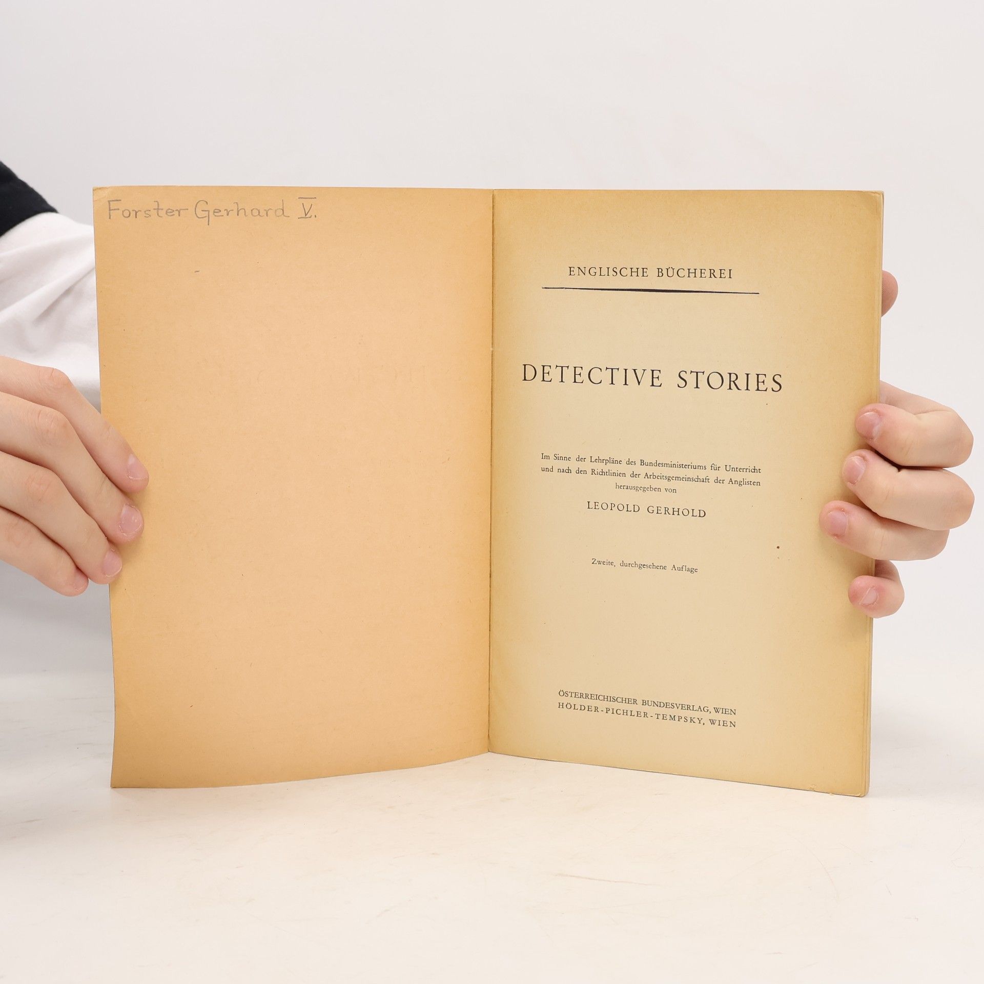 Leopold Gerhold Detective stories