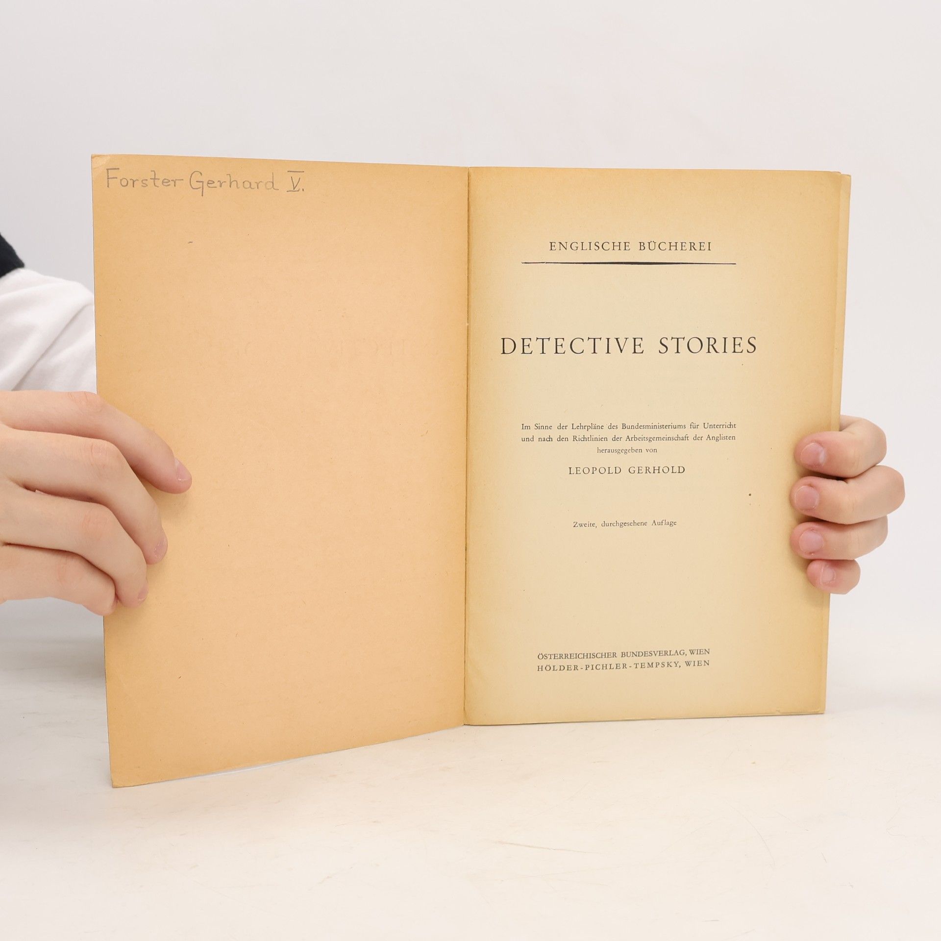 Leopold Gerhold Detective stories