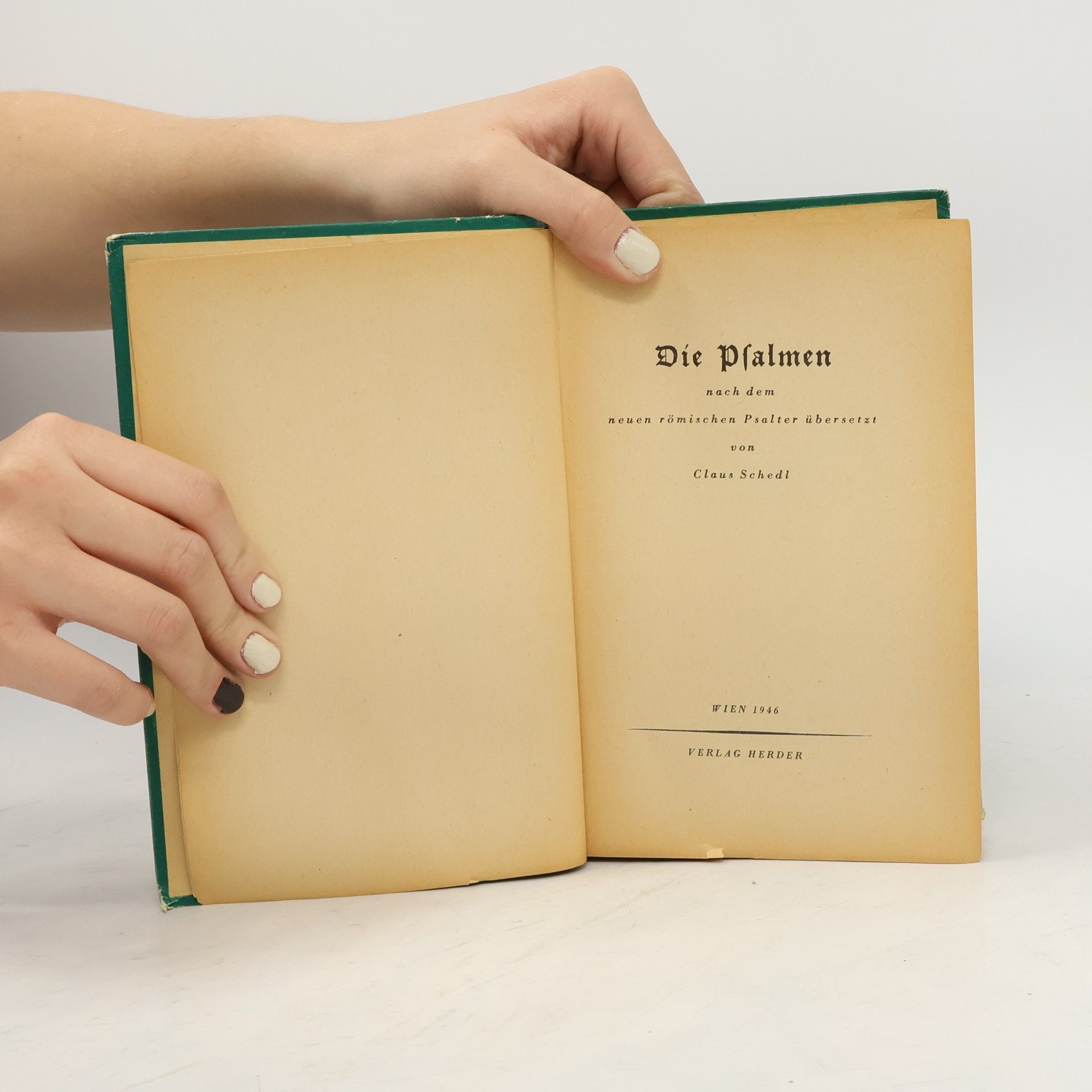 Claus Schedl Die Psalmen