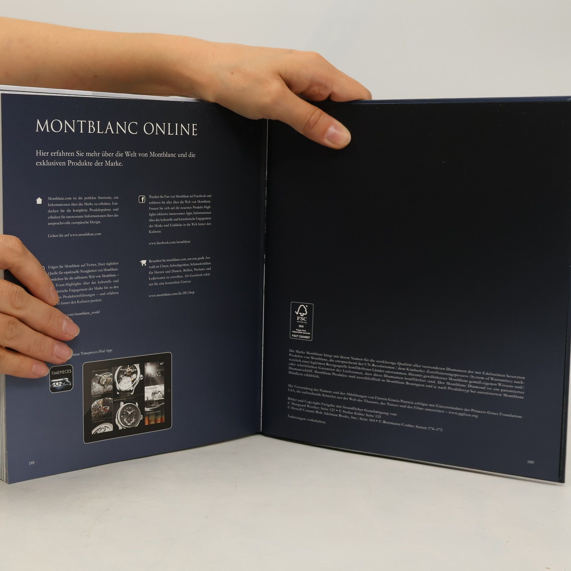 Howell Conant Montblanc Timepieces 2013/14