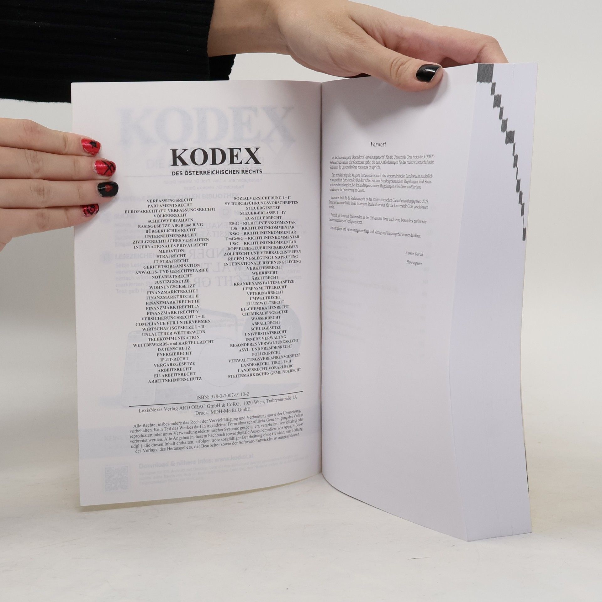 Werner Doralt Kodex Besonderes Verwaltungsrecht Graz 2025 - inkl. App: Studienausgabe der Universität Graz