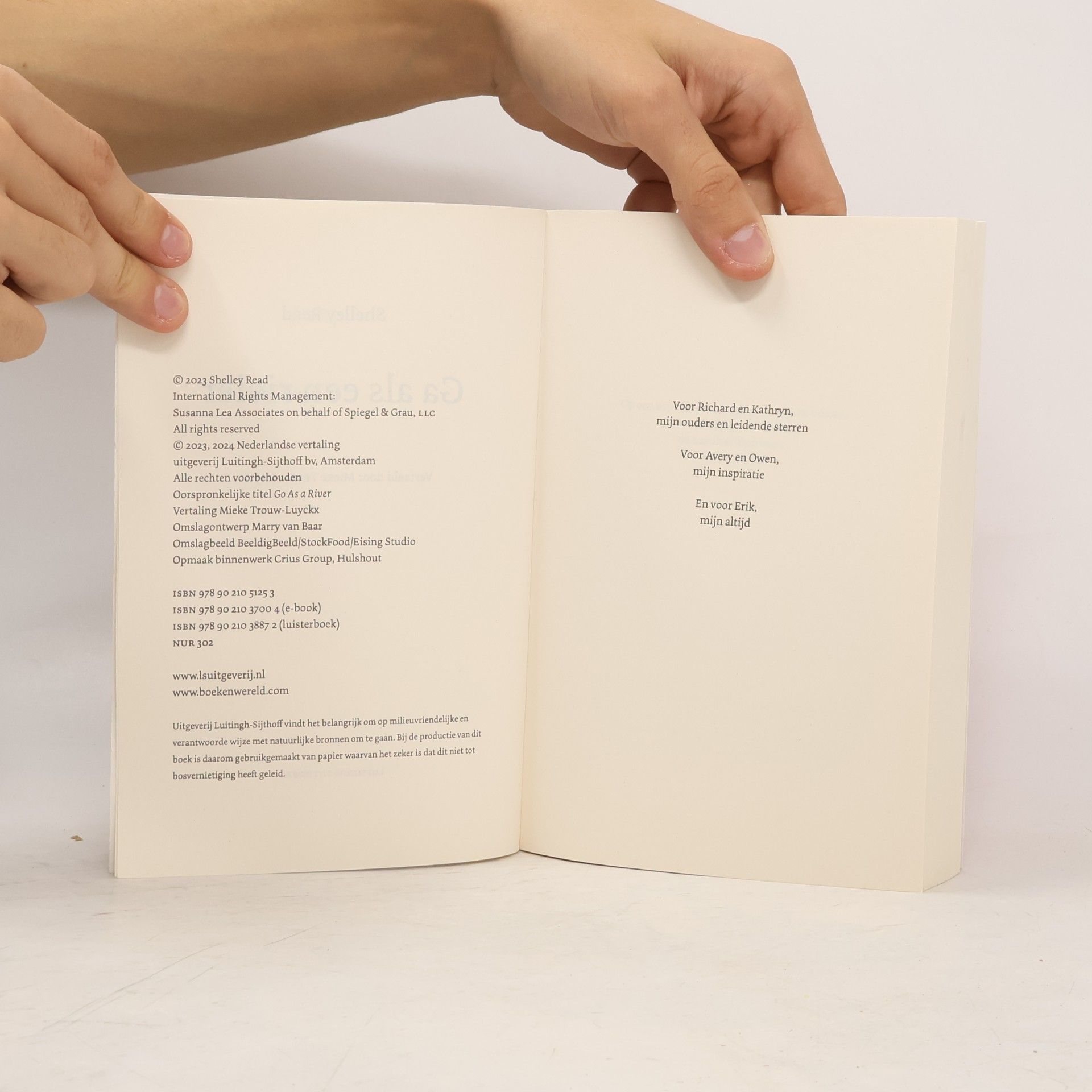 Shelley Read Ga als een rivier