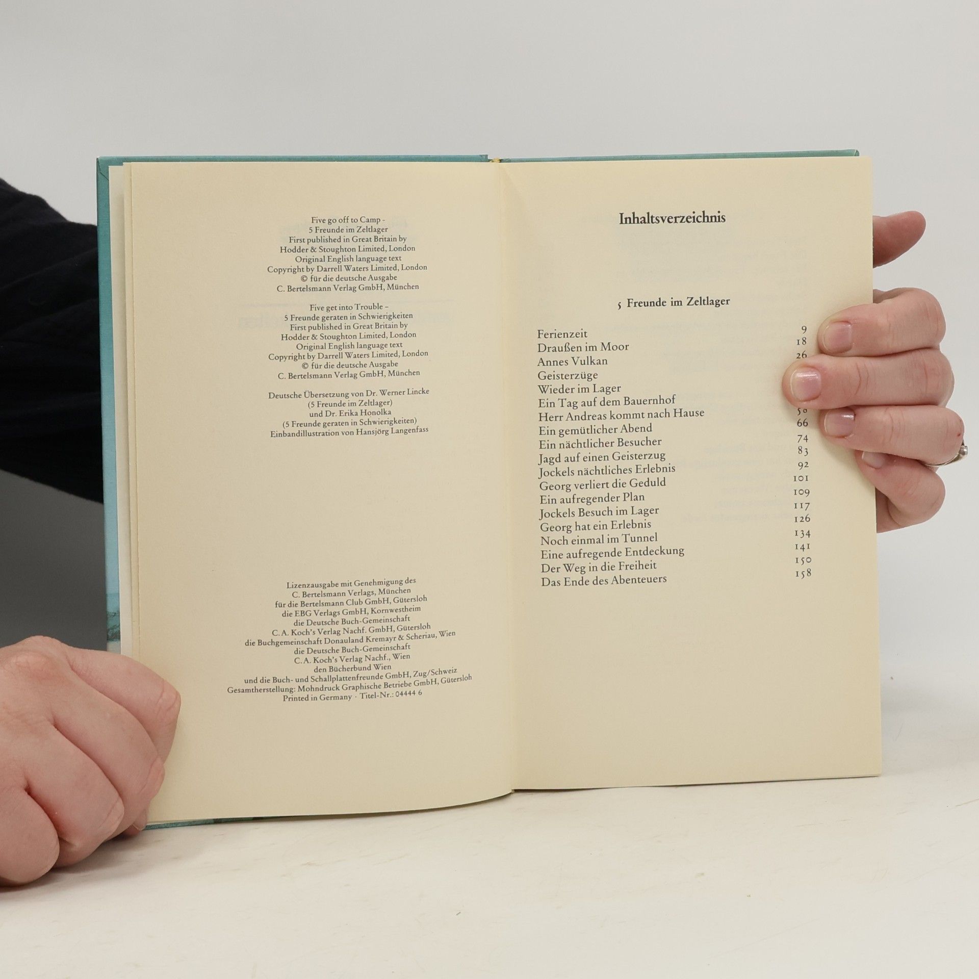 Enid Blyton 5 Freunde im Zeltlager und geraten in Schwierigkeiten
