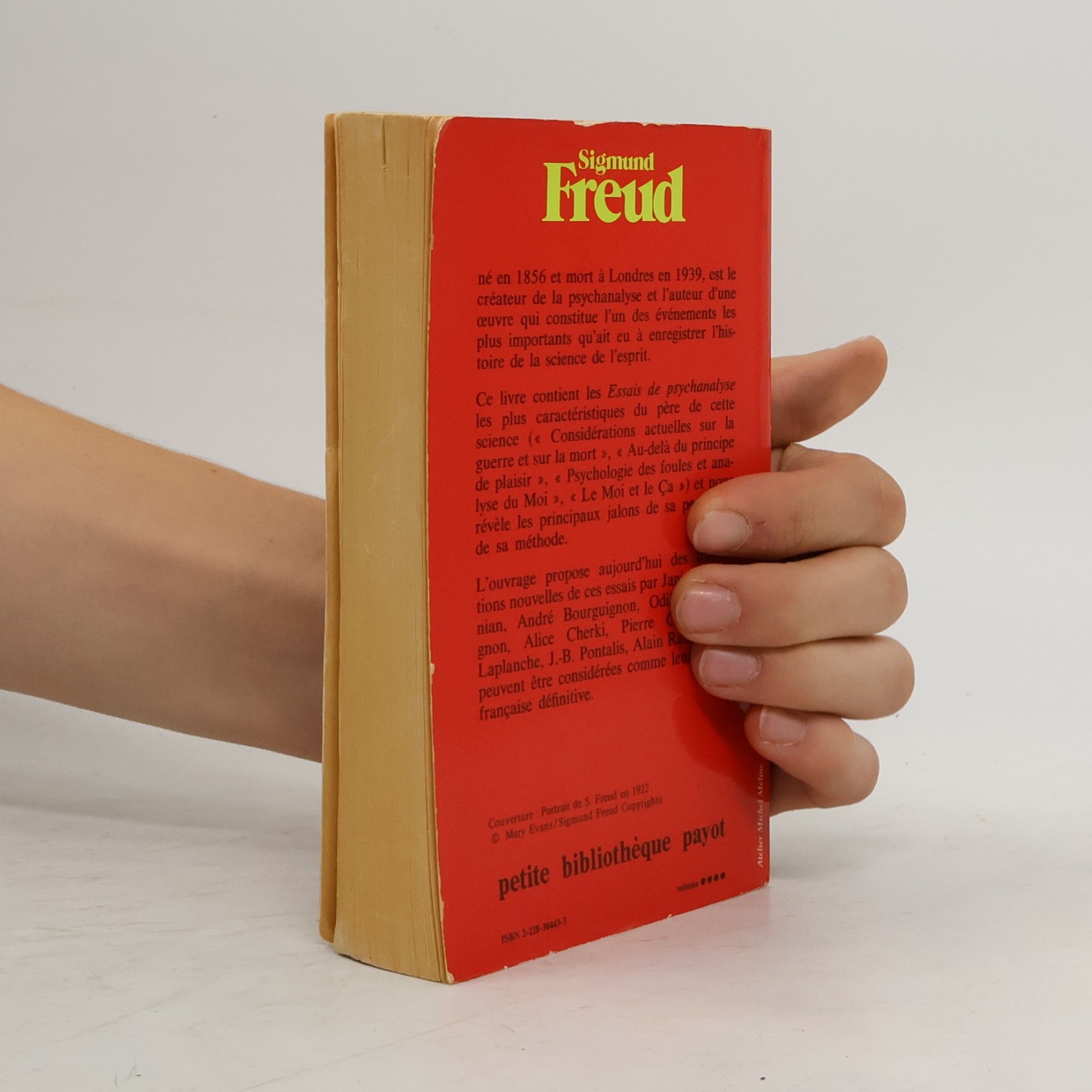 Sigmund Freud Essais de psychanalyse - Nouvelle traduction