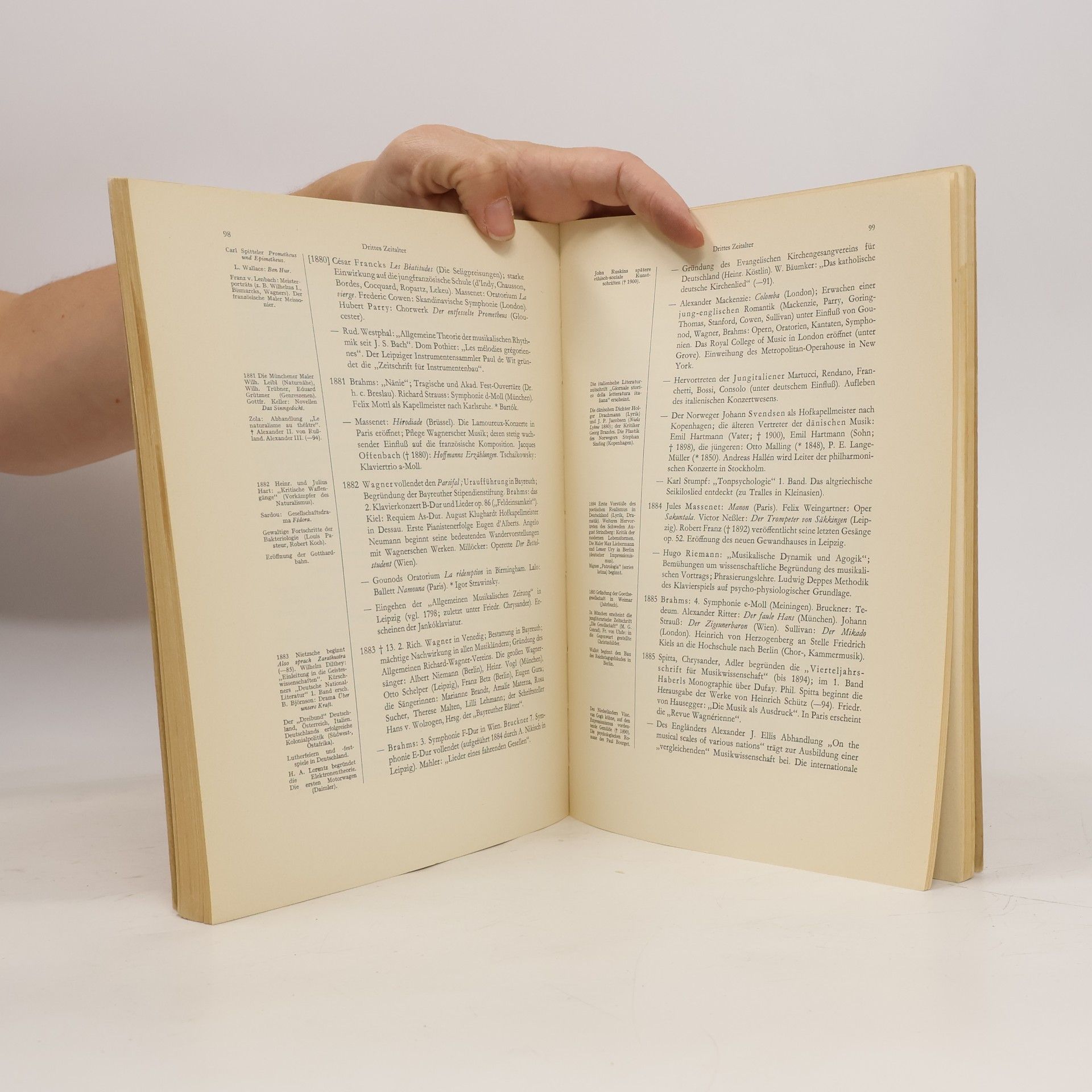 Arnold Schering Tabellen zur Musikgeschichte