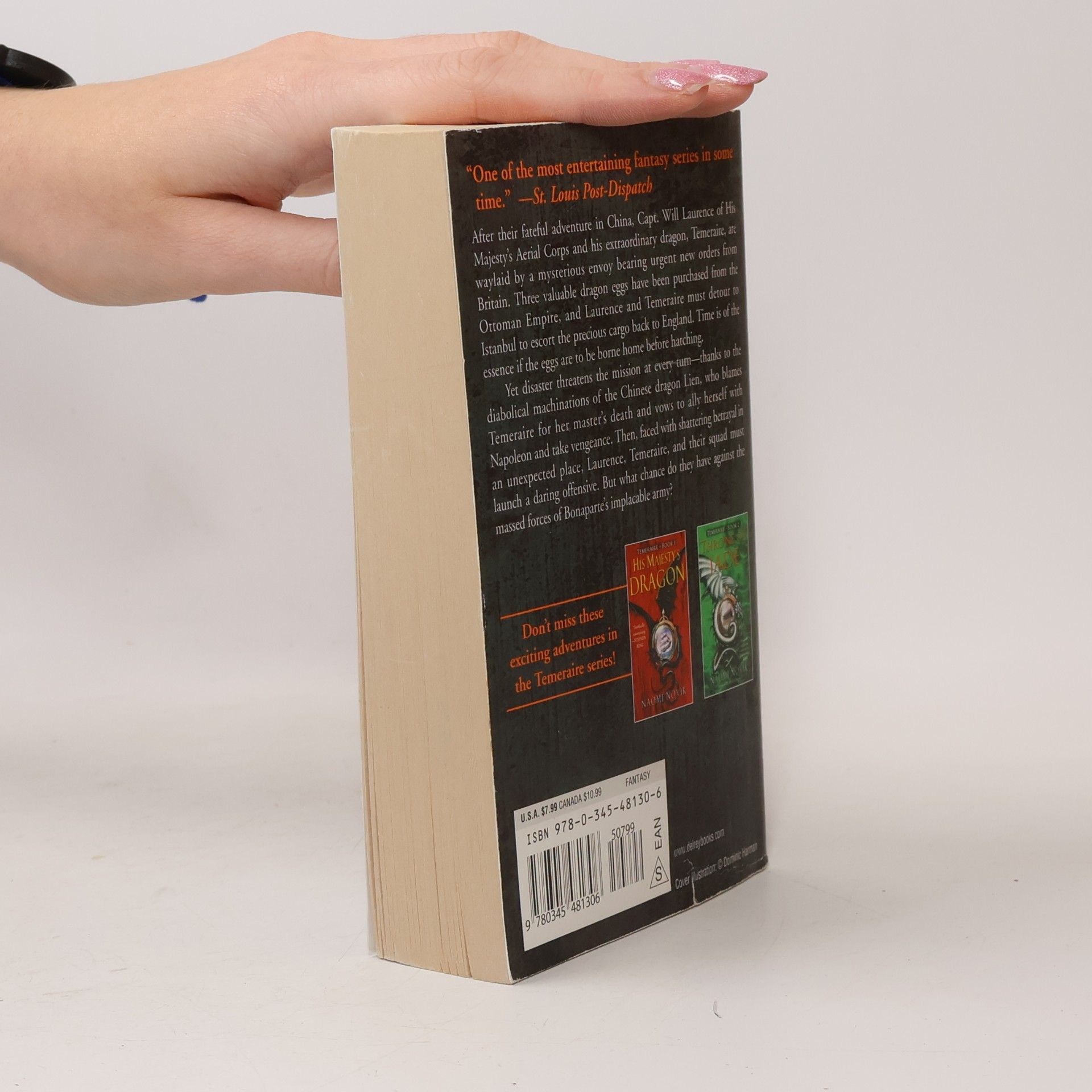 Naomi Novik Black Powder War. Drachenzorn, englische Ausgabe