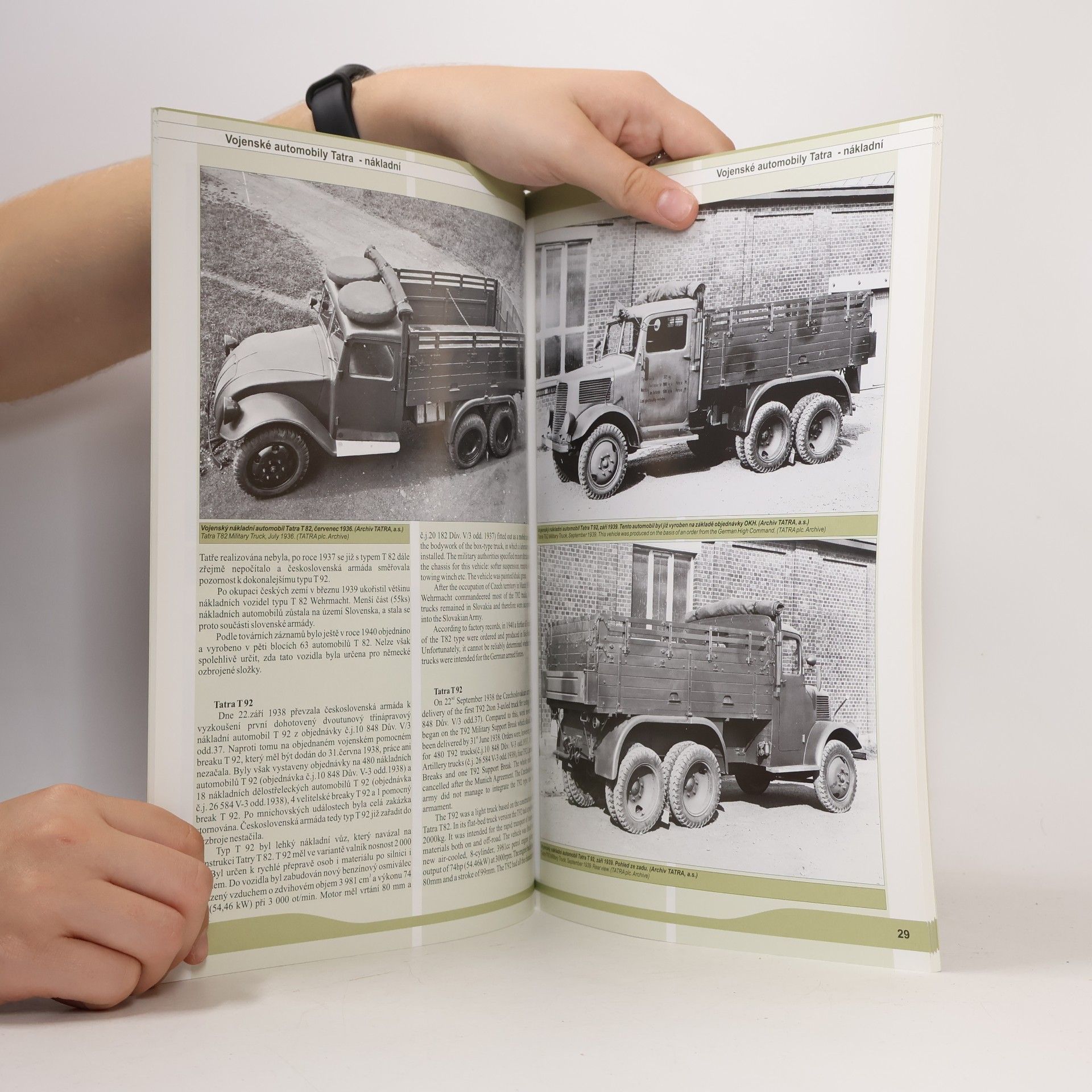 Radomír Zavadil Vojenské automobily Tatra - nákladní automobily
