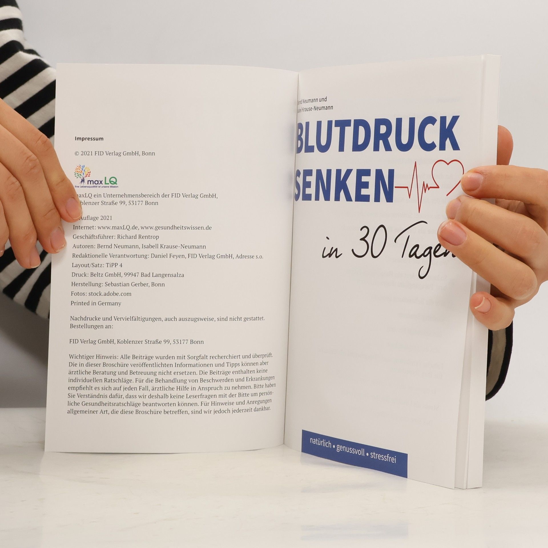 Autorenkollektiv Blutdruck seknen in 30 Tagen
