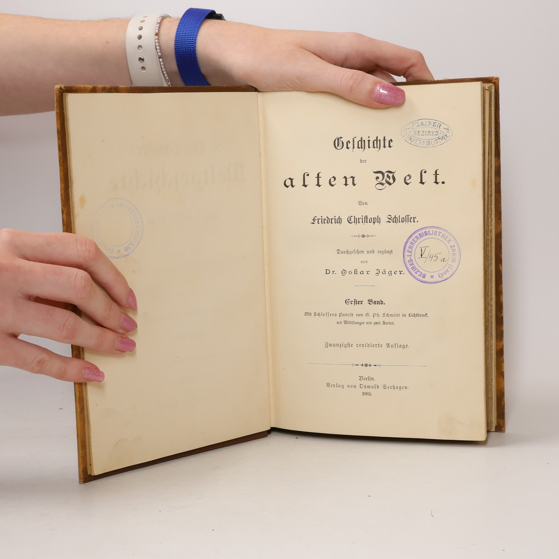 Christoph Friedrich Schlosser Schlossers Welt-Geschichte