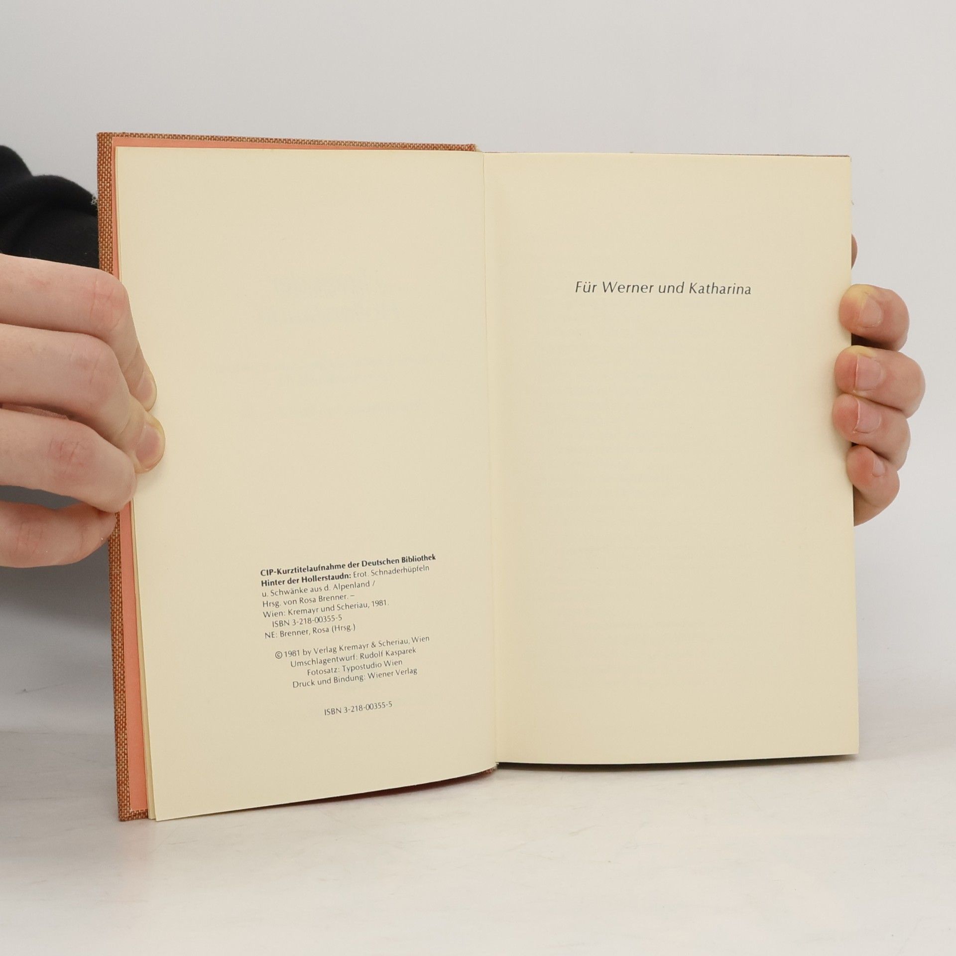 Rosa Brenner Hinter der Hollerstaudn