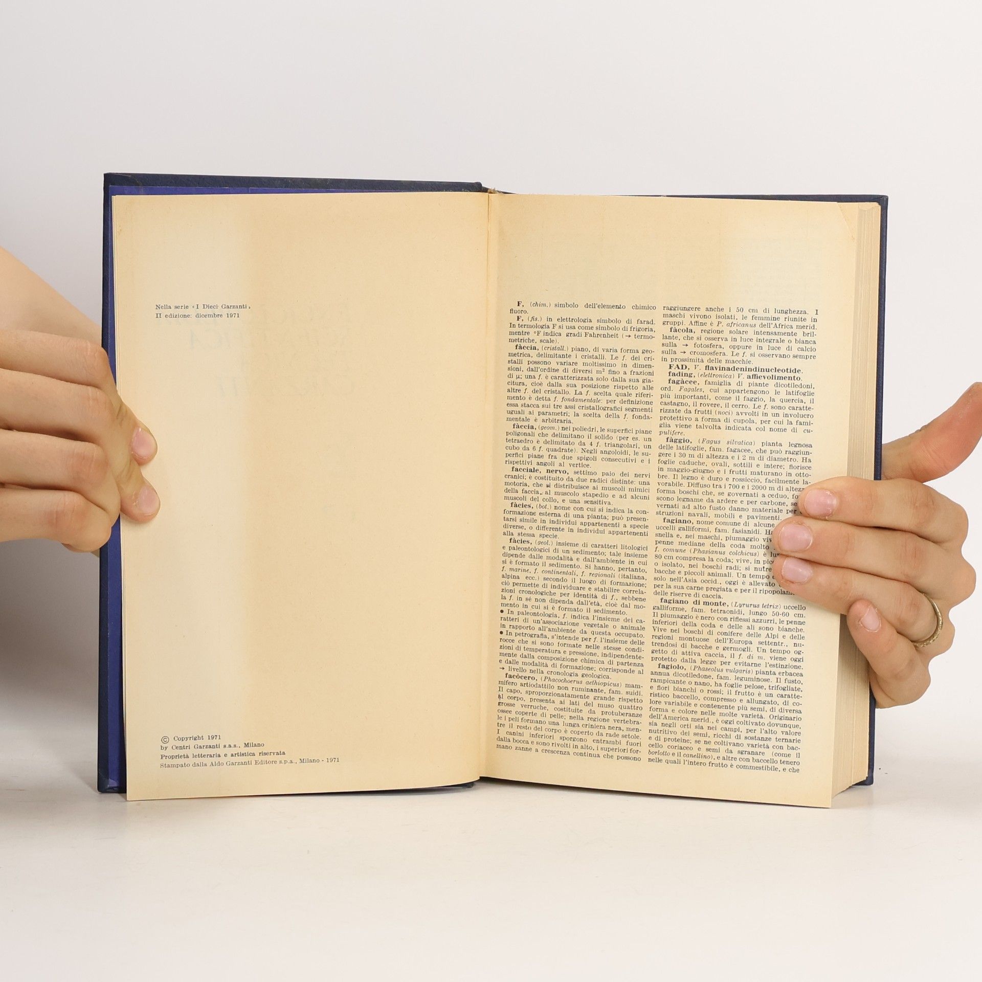 Autorenkollektiv Enciclopedia scientifica tecnica garzanzi. F-P