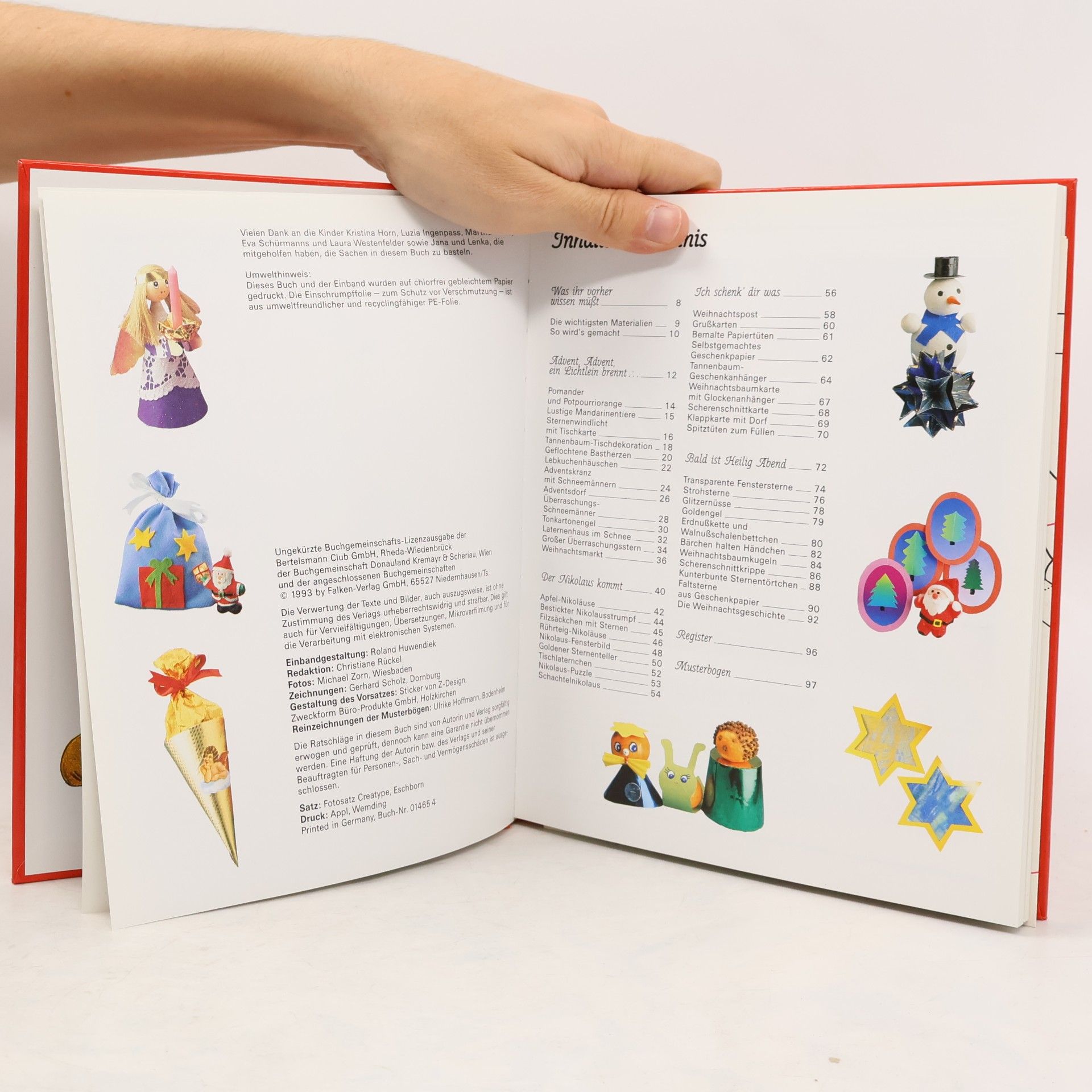 Sigrid Wetzel Maesmanns Kinderbastelbuch für Advent und Weihnachten