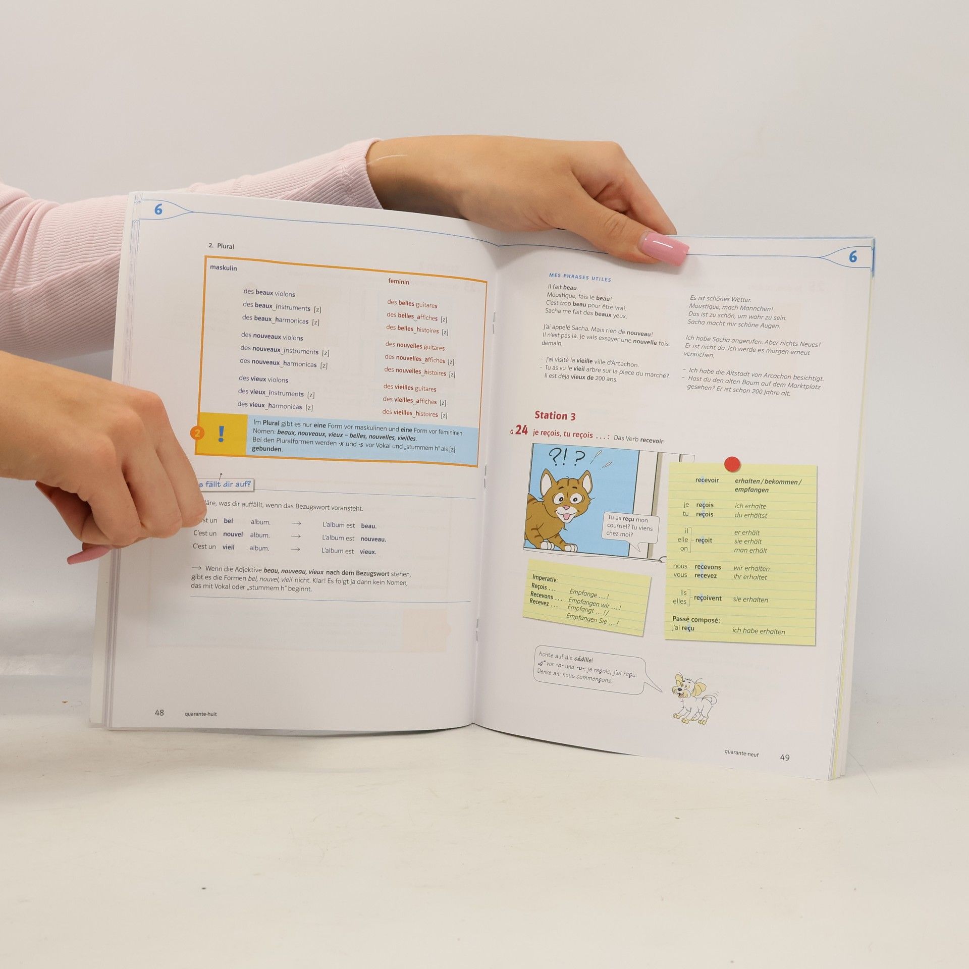Autorenkollektiv Découvertes 2, Série bleue, Grammatisches Beiheft