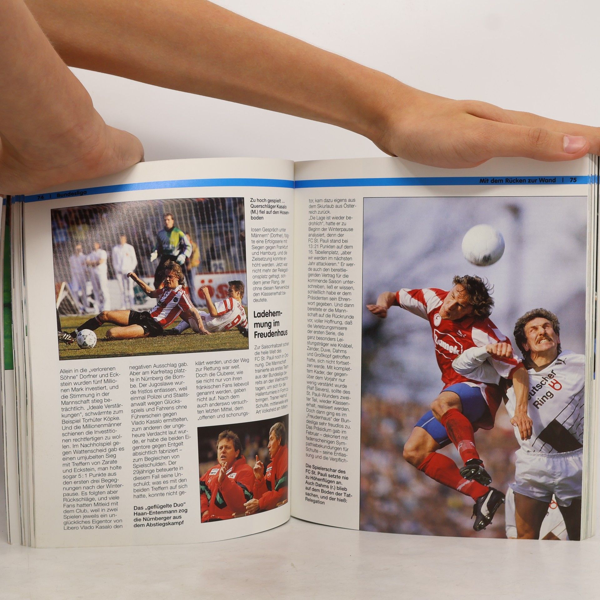 Heribert Fassbender ARD Sportschau Fußball-Jahrbuch 91.