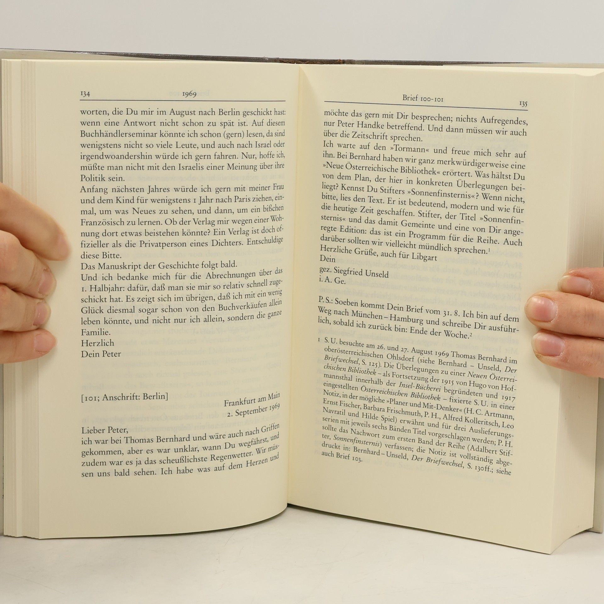 Peter Handke Der Briefwechsel