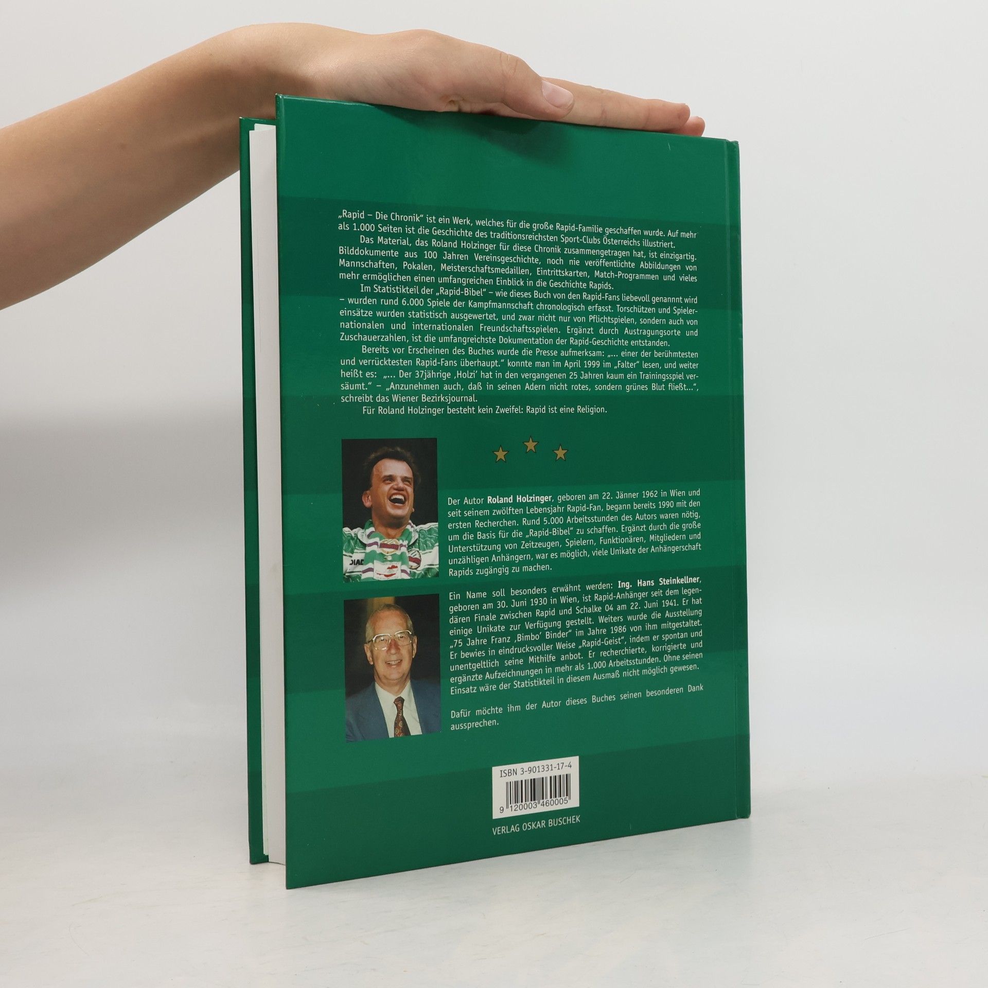 Roland Holzinger Rapid - die Chronik