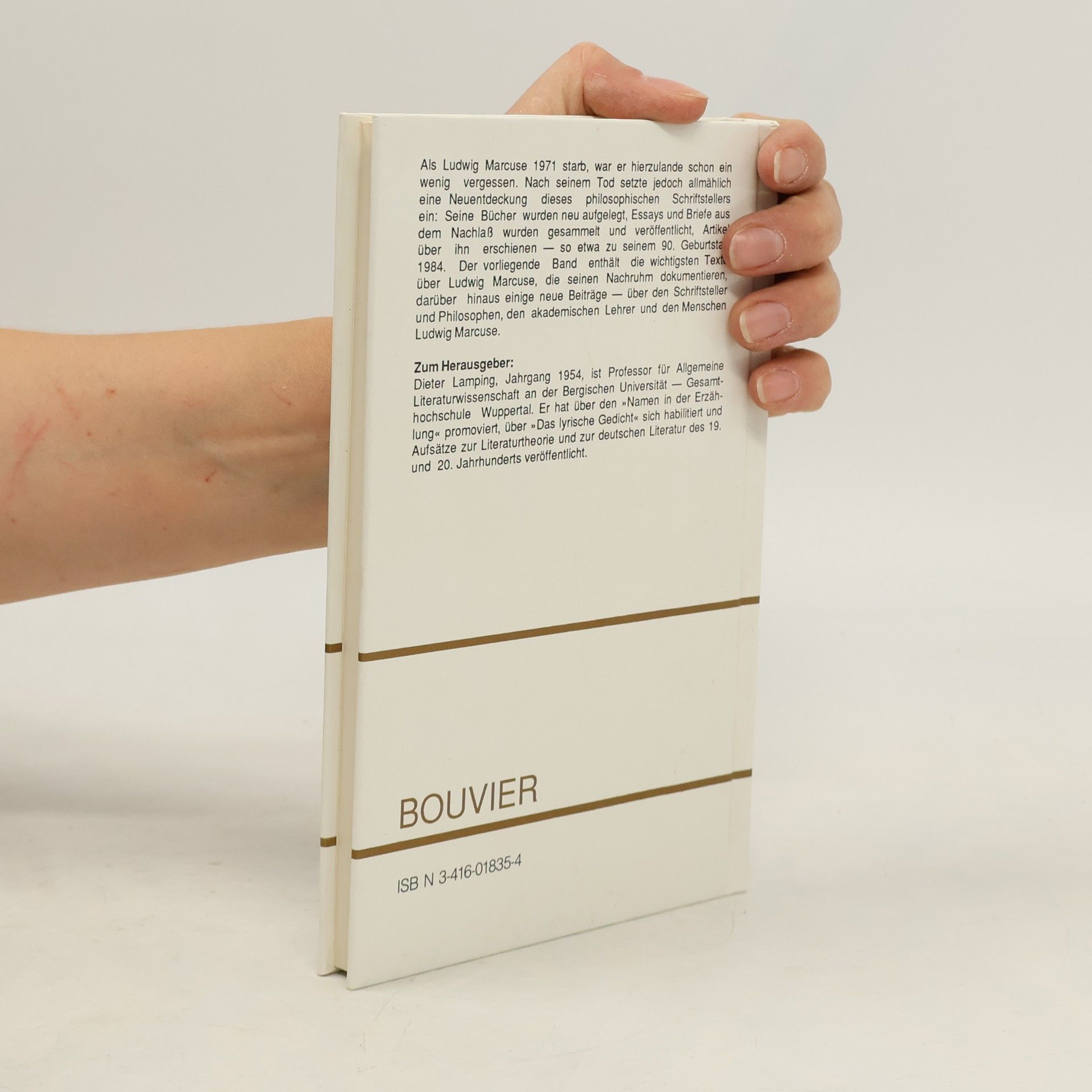 Dieter Lamping Sammlung Profile - 25: Ludwig Marcuse