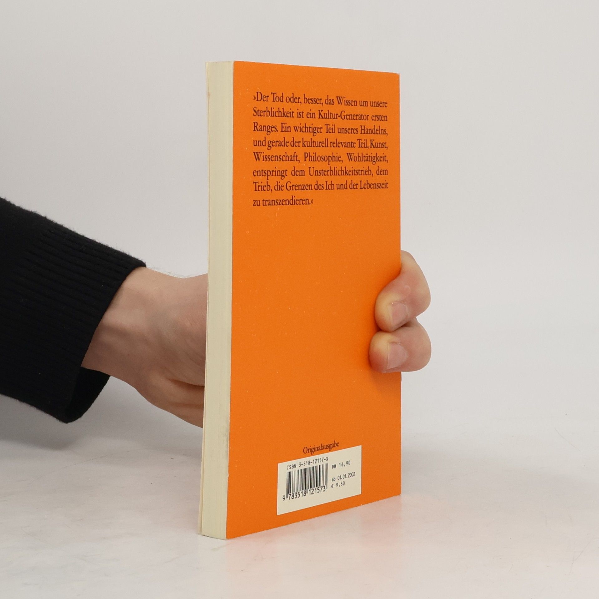 Jan Assmann Der Tod als Thema der Kulturtheorie